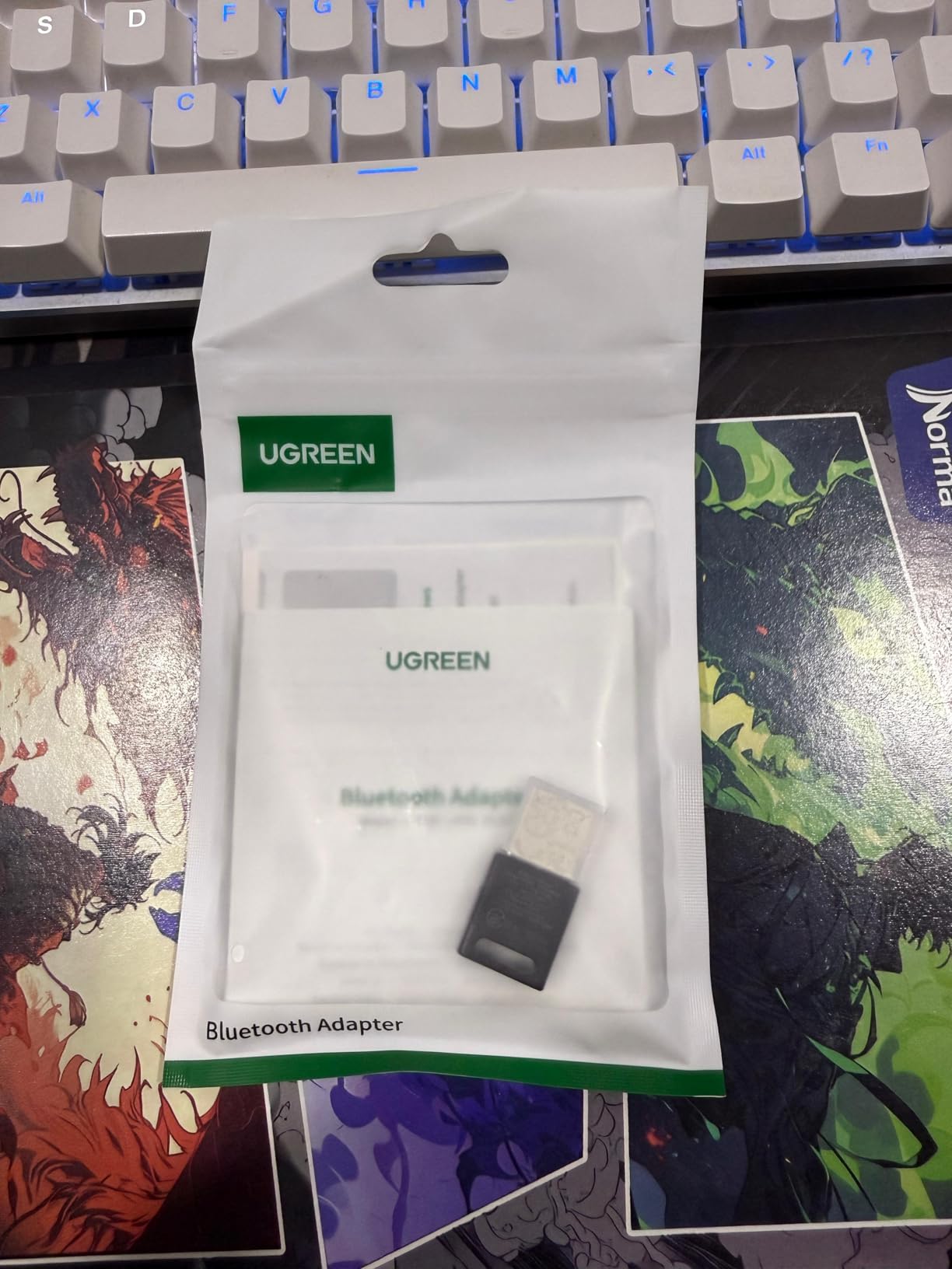 UGREEN USB Bluetooth 5.3 Adapter for PC, Plug & Play for Windows 11/10/8.1, Bluetooth Receiver & Transmitter for Keyboard/Mouse/Headphone/Speakers/Printer - Customer Photo 1
