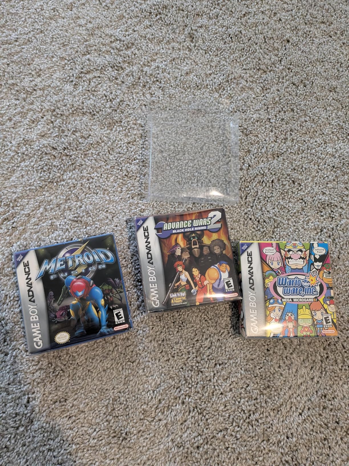 10 Pack Video Game Protector Suitable for Original Game Boy - Color & Gameboy Advance Game Case - Game Plastic Case -plastic Game Case- 0.35MM Thick PET-10 PACK - Customer Photo 1