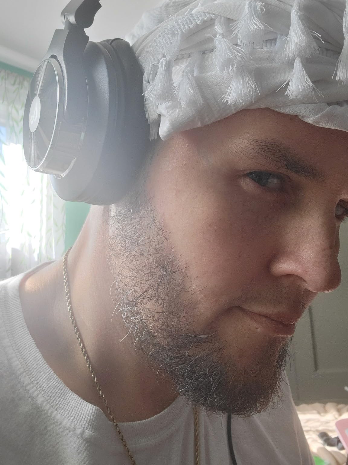 Wired Over Ear Headphones, Studio Monitor & Mixing DJ Headphones with 50mm Neodymium Drivers and 1/4 to 3.5mm Jack for Guitar AMP Podcast Piano Keyboard (Black) - Customer Photo 1