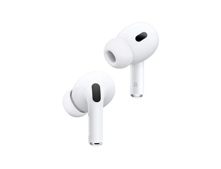 Apple AirPods Pro 2 Wireless Earbuds, Active Noise Cancellation, Hearing Aid Feature, Bluetooth Headphones, Transparency, Personalized Spatial Audio, High-Fidelity Sound, H2 Chip, USB-C Charging Customer Review Apple AirPods Pro 2 Wireless Earbuds, Active Noise Cancellation, Hearing Aid Feature, Bluetooth Headphones, Transparency, Personalized Spatial Audio, High-Fidelity Sound, H2 Chip, USB-C Charging - Customer Photo 2