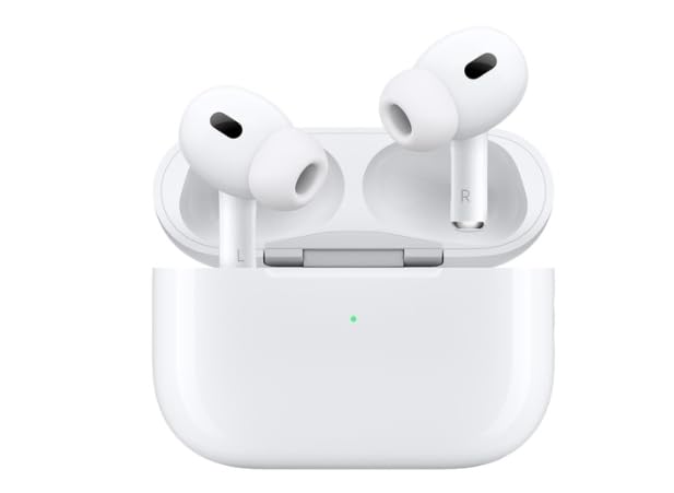 Apple AirPods Pro 2 Wireless Earbuds, Active Noise Cancellation, Hearing Aid Feature, Bluetooth Headphones, Transparency, Personalized Spatial Audio, High-Fidelity Sound, H2 Chip, USB-C Charging - Customer Photo 2
