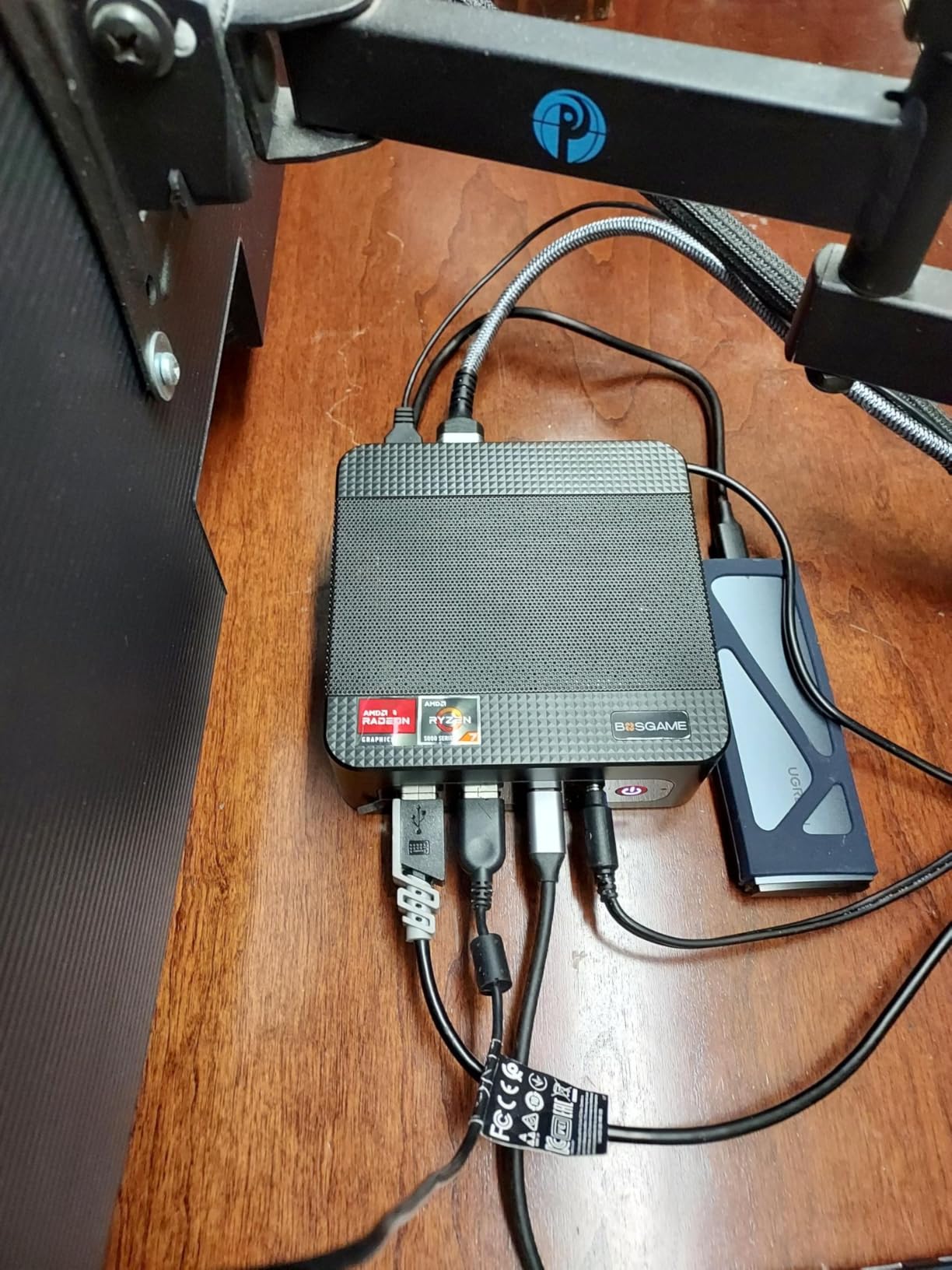 P4 Dual LAN Mini PC Ryzen 7 5700U 16GB DDR4 RAM 512GB SSD, 11 Pro Desktop Computers, Triple 4K Displays, Support PS3 Emulator, WiFi 6E, BT5.2 - Customer Photo 2