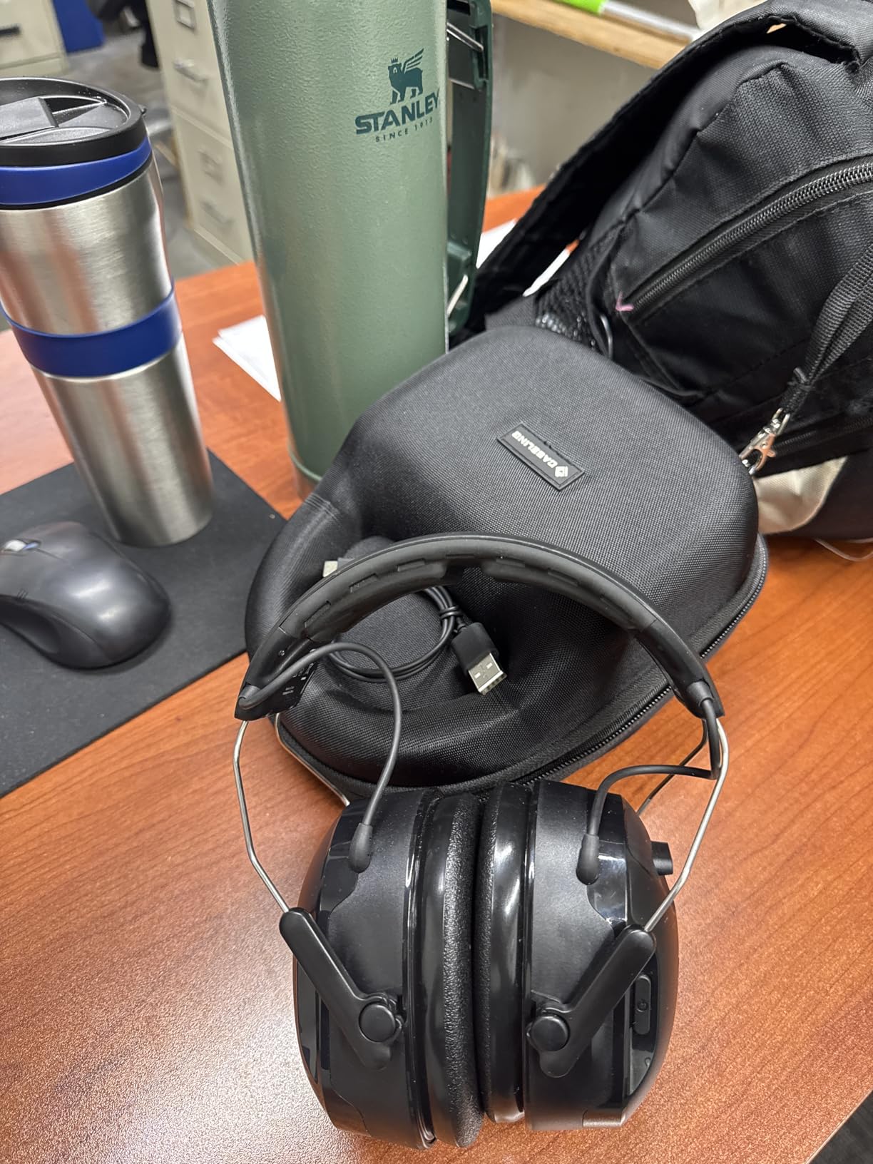 3M WorkTunes Connect + Solar Wireless Hearing Protector with Bluetooth Technology, Bluetooth Hearing Protection with a 26 dB Noise Reduction Rating Customer Review 3M WorkTunes Connect + Solar Wireless Hearing Protector with Bluetooth Technology, Bluetooth Hearing Protection with a 26 dB Noise Reduction Rating - Customer Photo 1