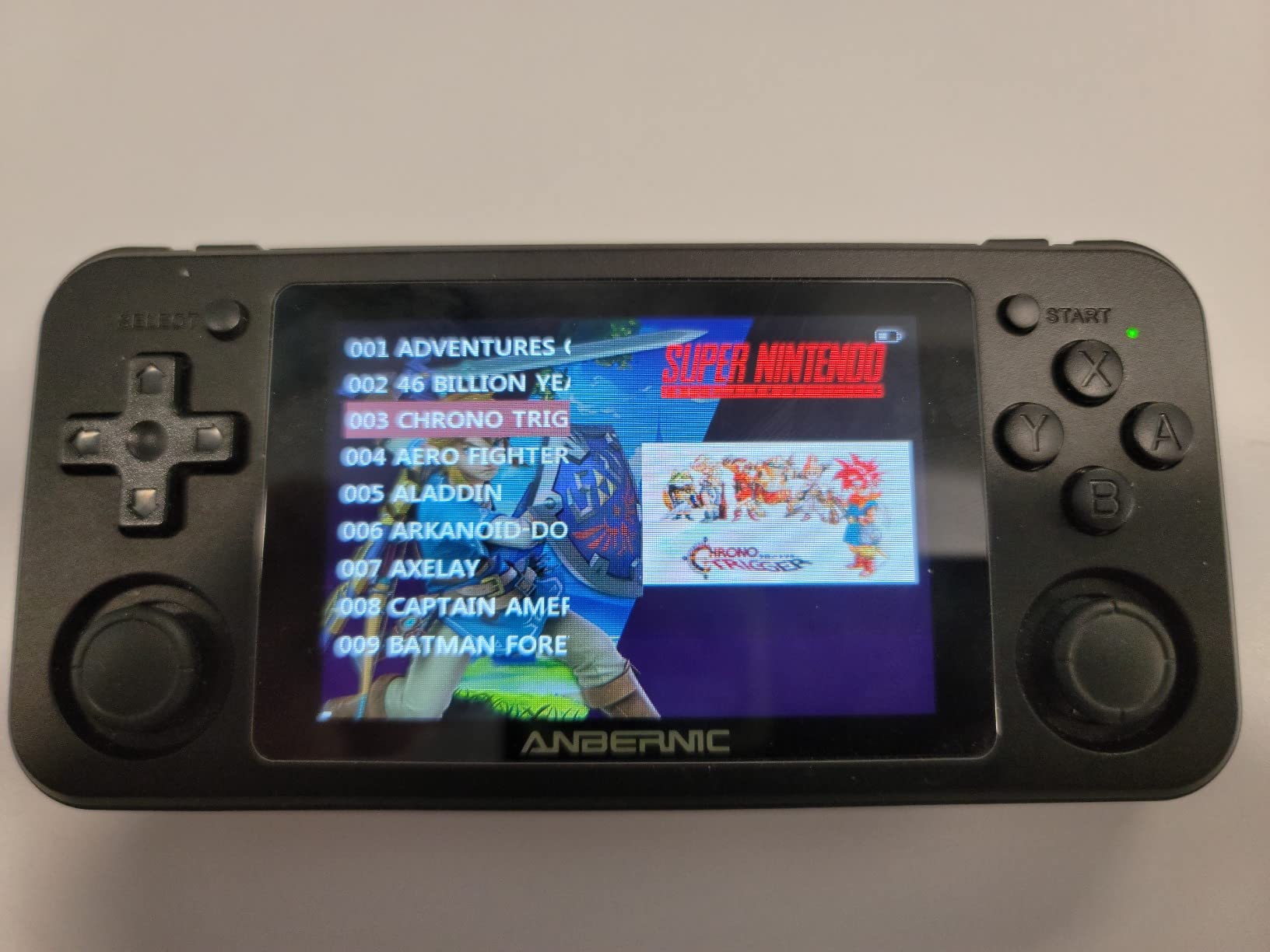 RG351P Handheld Game Console, Retro Game Console Open Linux Tony System RK3326 Chip 64G TF Card 2500 Classic Games 3.5 Inch IPS Screen 3500mAh Battery (Purple) - Customer Photo 2