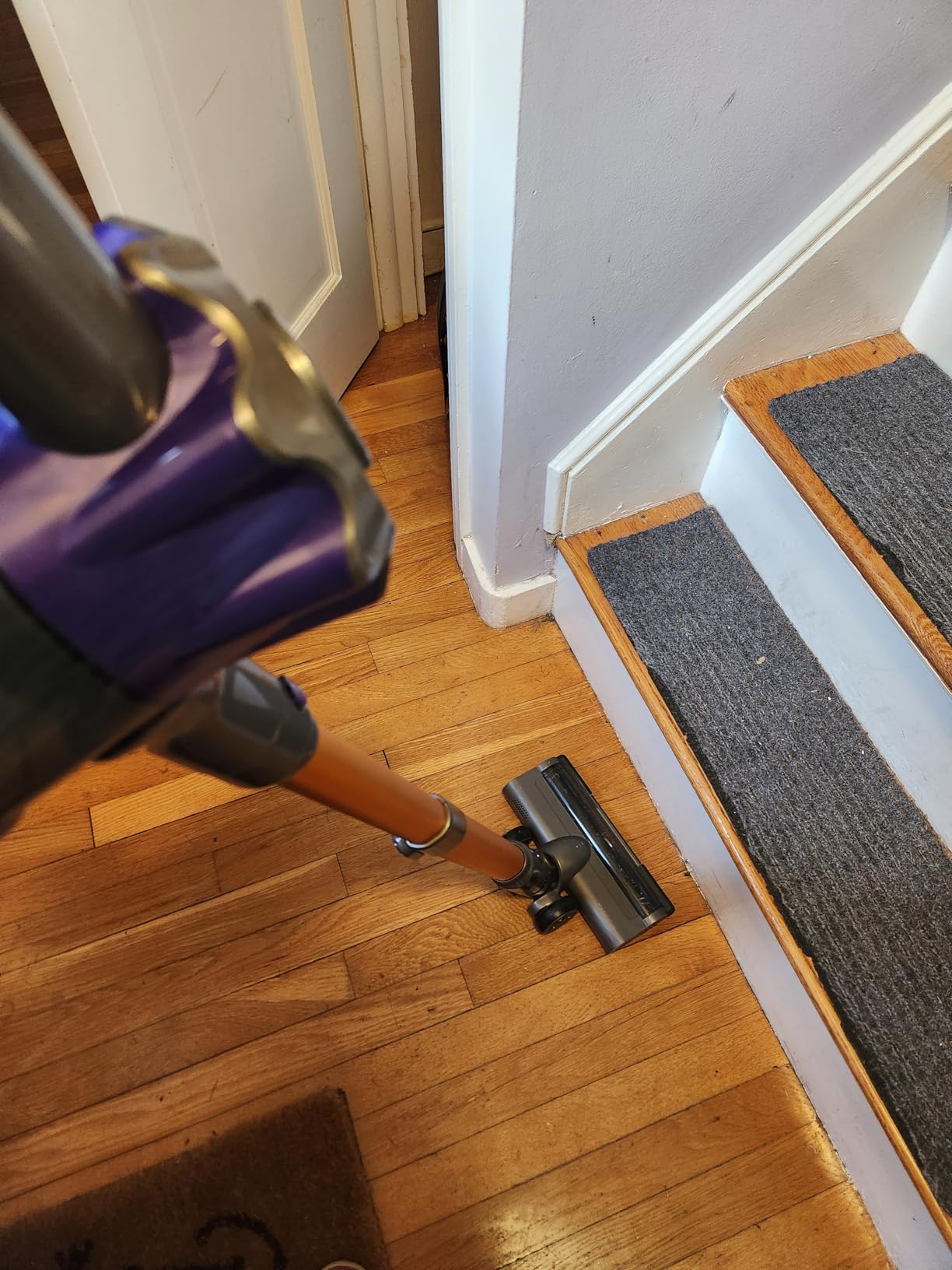 Cordless Vacuum Cleaner, 450W 40Kpa Powerful Stick Vacuum, Up to 50Mins Rechargeable Battery, Vacuum Cleaners for Home Anti-Tangled Lightweight Handheld for Hardwood Floor, Carpets, Pet Hair - Customer Photo 1