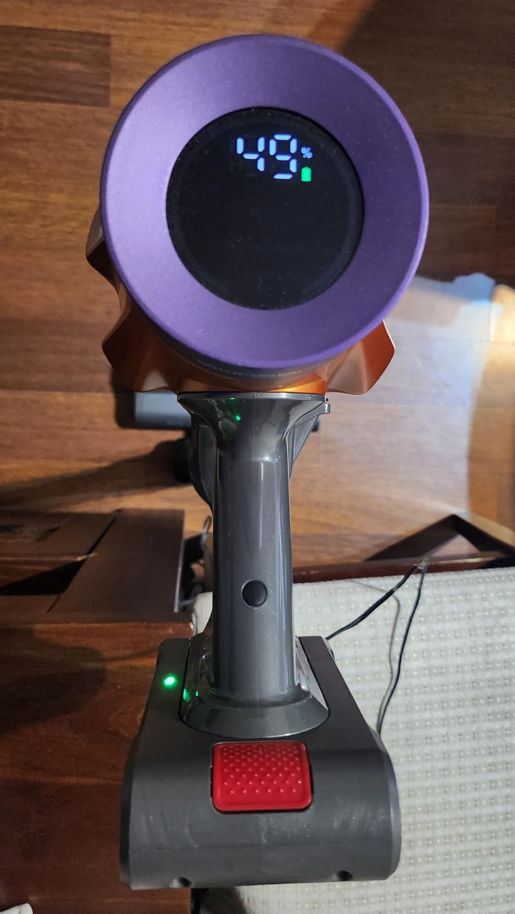 Cordless Vacuum Cleaner, 600W 50KPA 65Mins Cordless Stick Vacuum Cleaner With Touch Screen, Self-Standing,Wall Mount Charging, Handheld Vacuum Cleaners for Home/Pet Hair/Carpets/Hard Floors(X7A) - Customer Photo 1