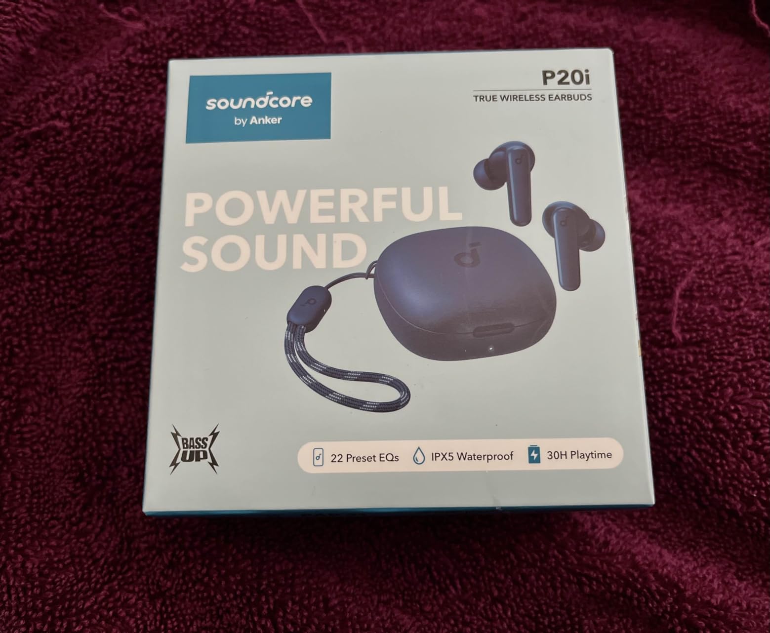 Soundcore by Anker P20i True Wireless Earbuds, 10mm Drivers with Big Bass, Bluetooth 5.3, 30H Playtime, Water-Resistant, 2 Mics for AI Clear Calls, 22 Preset EQs, Customization via App - Customer Photo 1