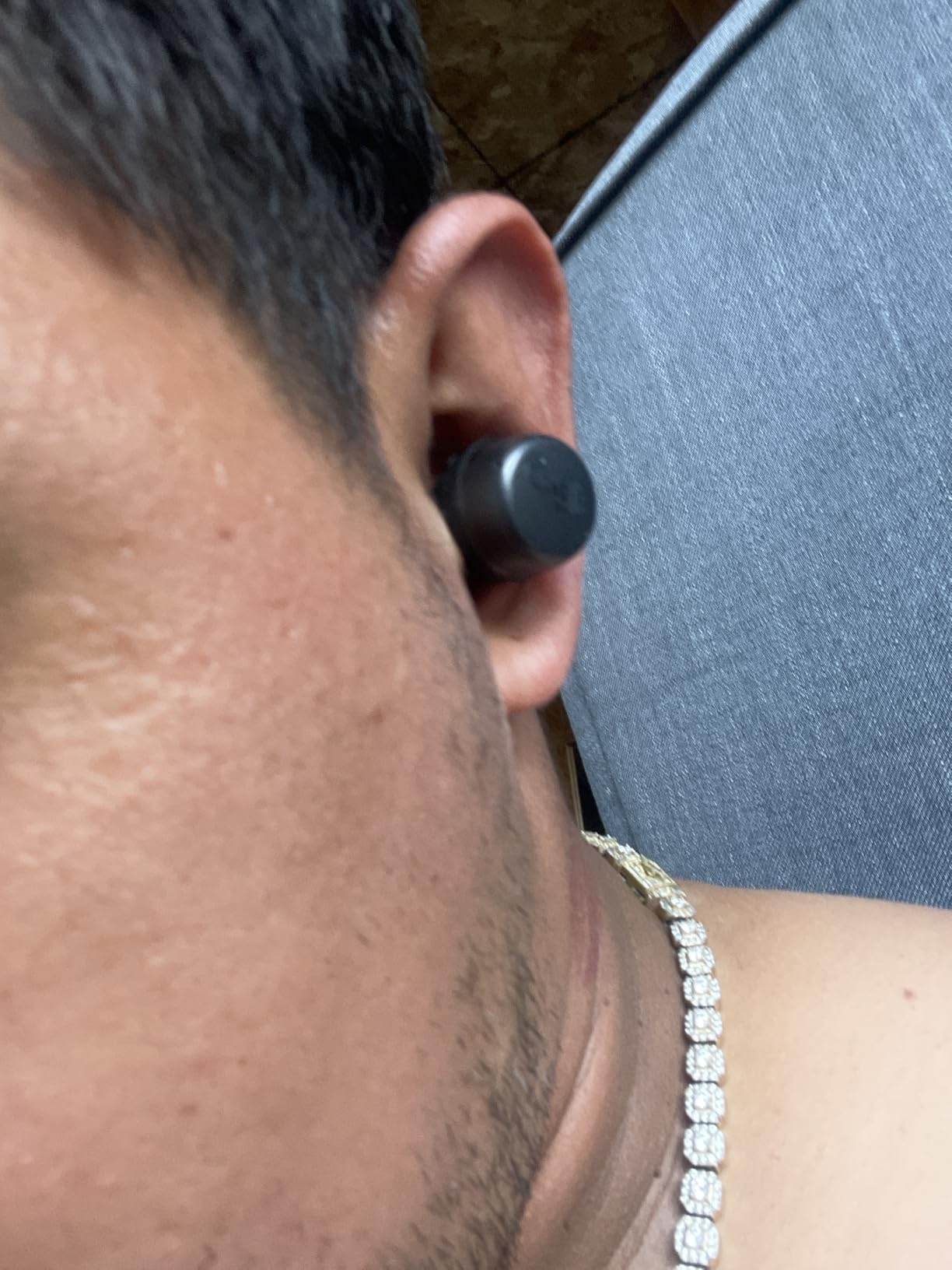 Wireless Earphones, Wireless Earbuds, HiFi Stereo, Bluetooth 5.3 Touch Control Noise Rduction Headphones, Mini Eear Buds Mic in-Ear Headphones IP7 Waterproof Led Display for Smartphone - Customer Photo 1