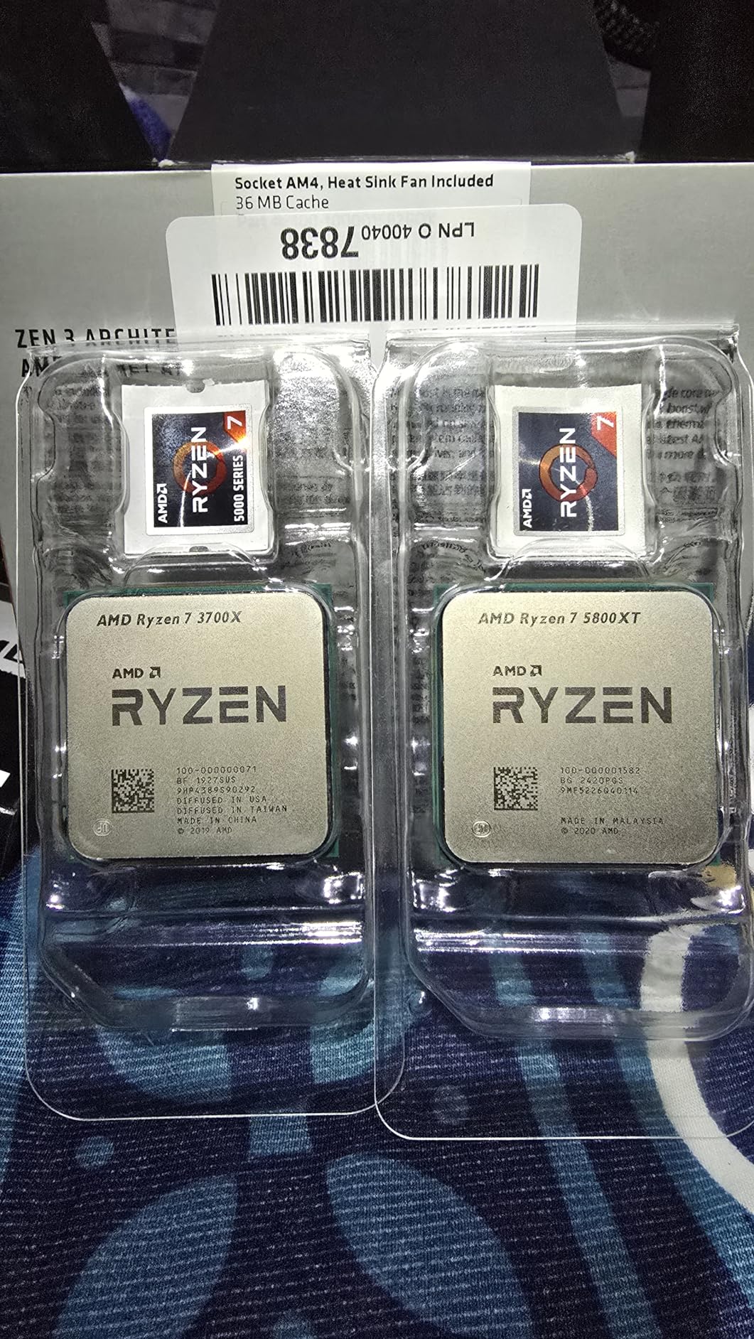 AMD Ryzen™ 7 5800XT 8-Core, 16-Thread Unlocked Desktop Processor - Customer Photo 1
