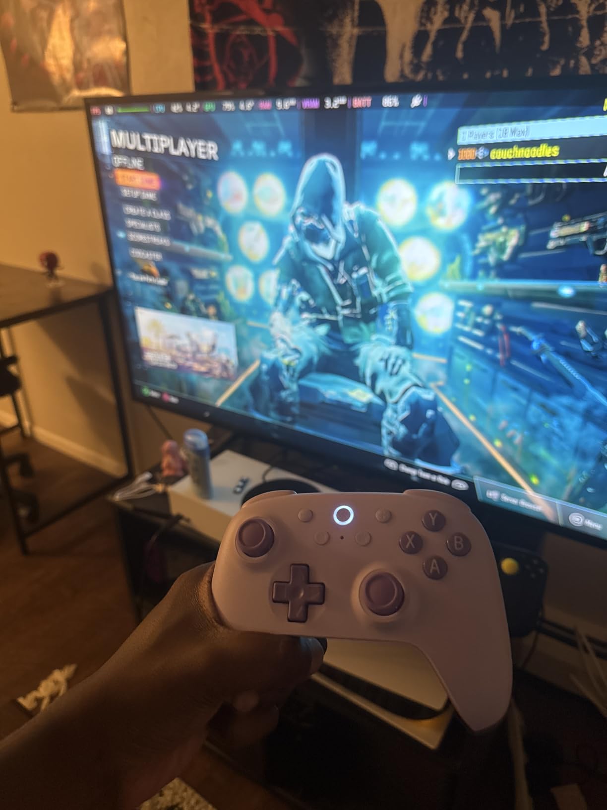 8BitDo Ultimate 2C Wireless Controller for Windows PC and Android, with 1000 Hz Polling Rate, Hall Effect Joysticks and Triggers, and Remappable L4/R4 Bumpers (Purple) - Customer Photo 1