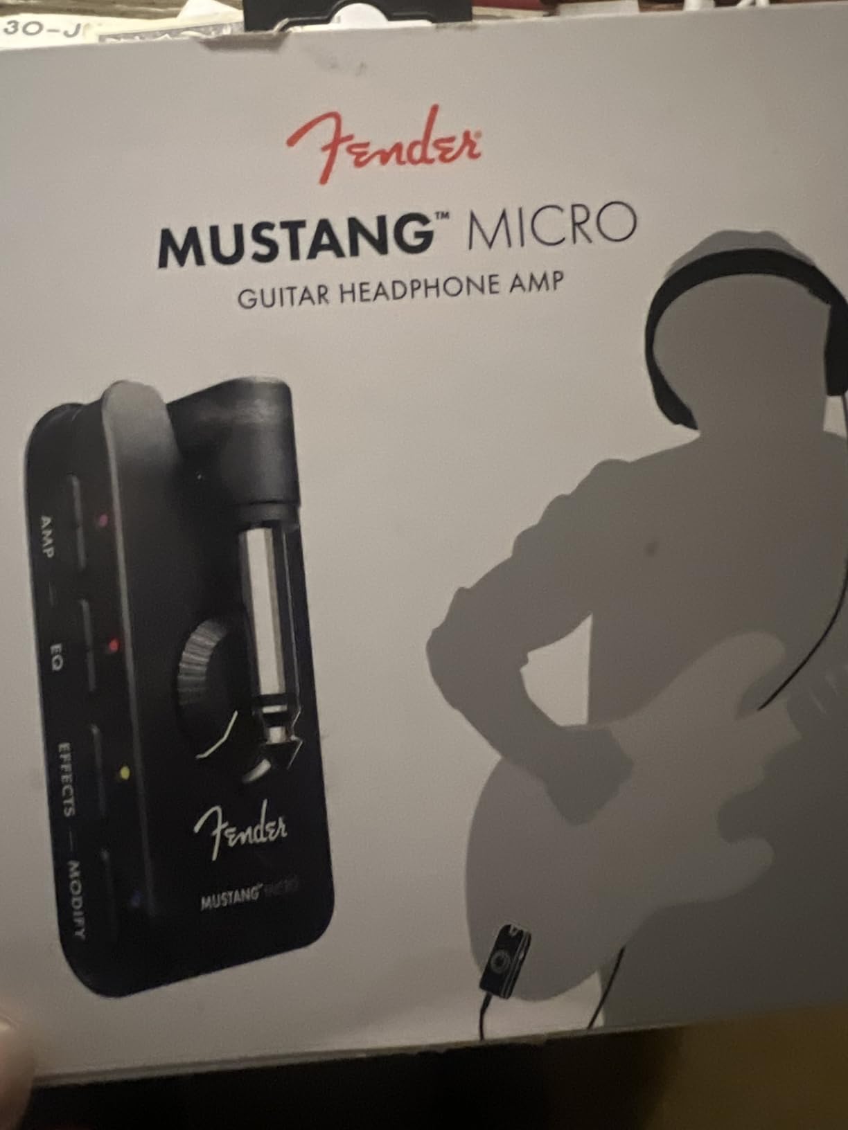 Fender Mustang Micro Plus Headphone Amplifier, Bluetooth Audio Streaming and 50 Amp and Effects Models, with 2-Year Warranty - Customer Photo 2