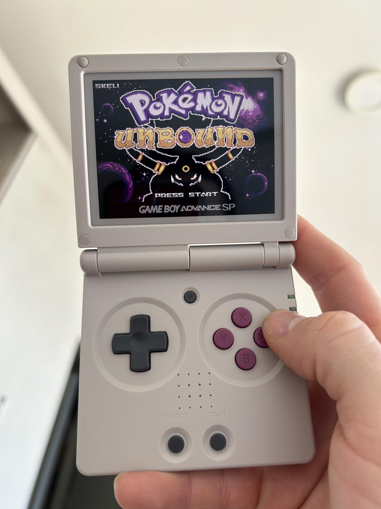 RG35XXSP Flip Portable Retro Handheld Game Console,RG35XXSP 3.5 Inch IPS Screen Linux System with 64G TF Card Pre-Installed 5532 Games,Clamshell Games Consoles Supports 5G WiFi Bluetooth HDMI xxsp - Customer Photo 1