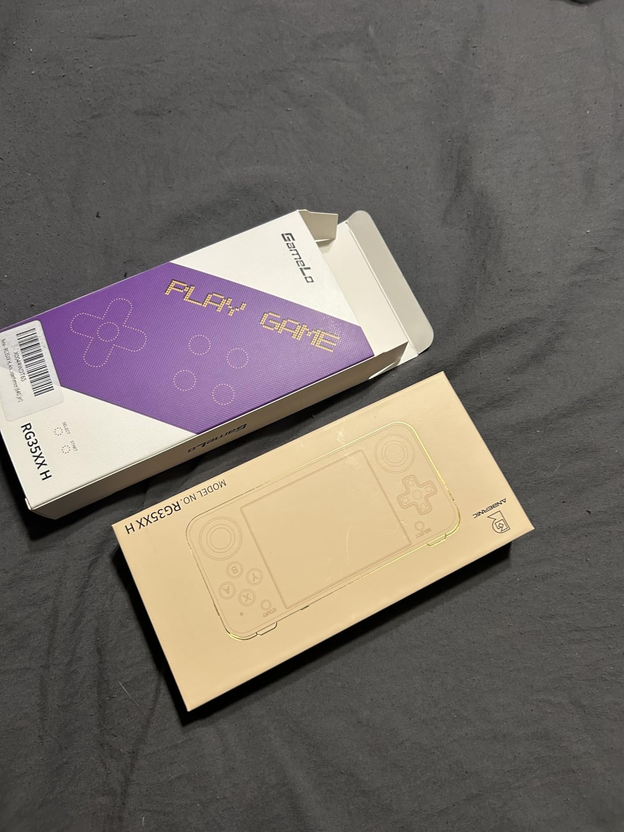 RG35XX H, Anbernic Retro Handheld Gaming Console with 64GTF Card, Dual Joystick Design 3.5-inch HD Screen Lasts up to 8 Hours High-Capacity Battery for Better Experience (64G Purple) - Customer Photo 2