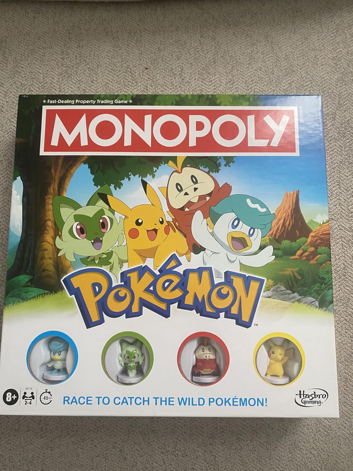 Monopoly Pokémon Edition Board Game | Ages 8 and Up | 2 to 4 Players | Kids Games for Pokémon Fans | Fun Family Games| 45 Mins. Avg. - Customer Photo 1