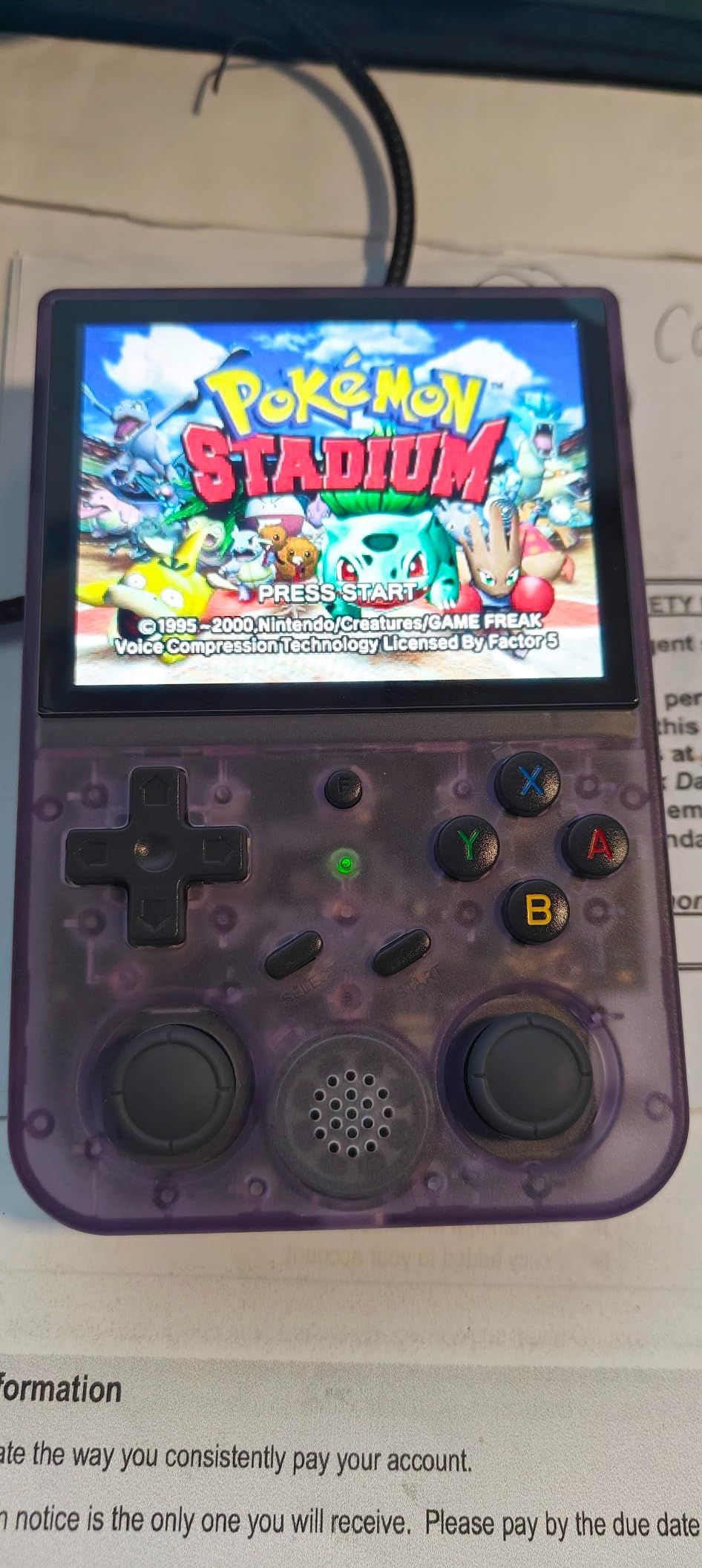 RG353V Retro Video Handheld Game Console 3.5