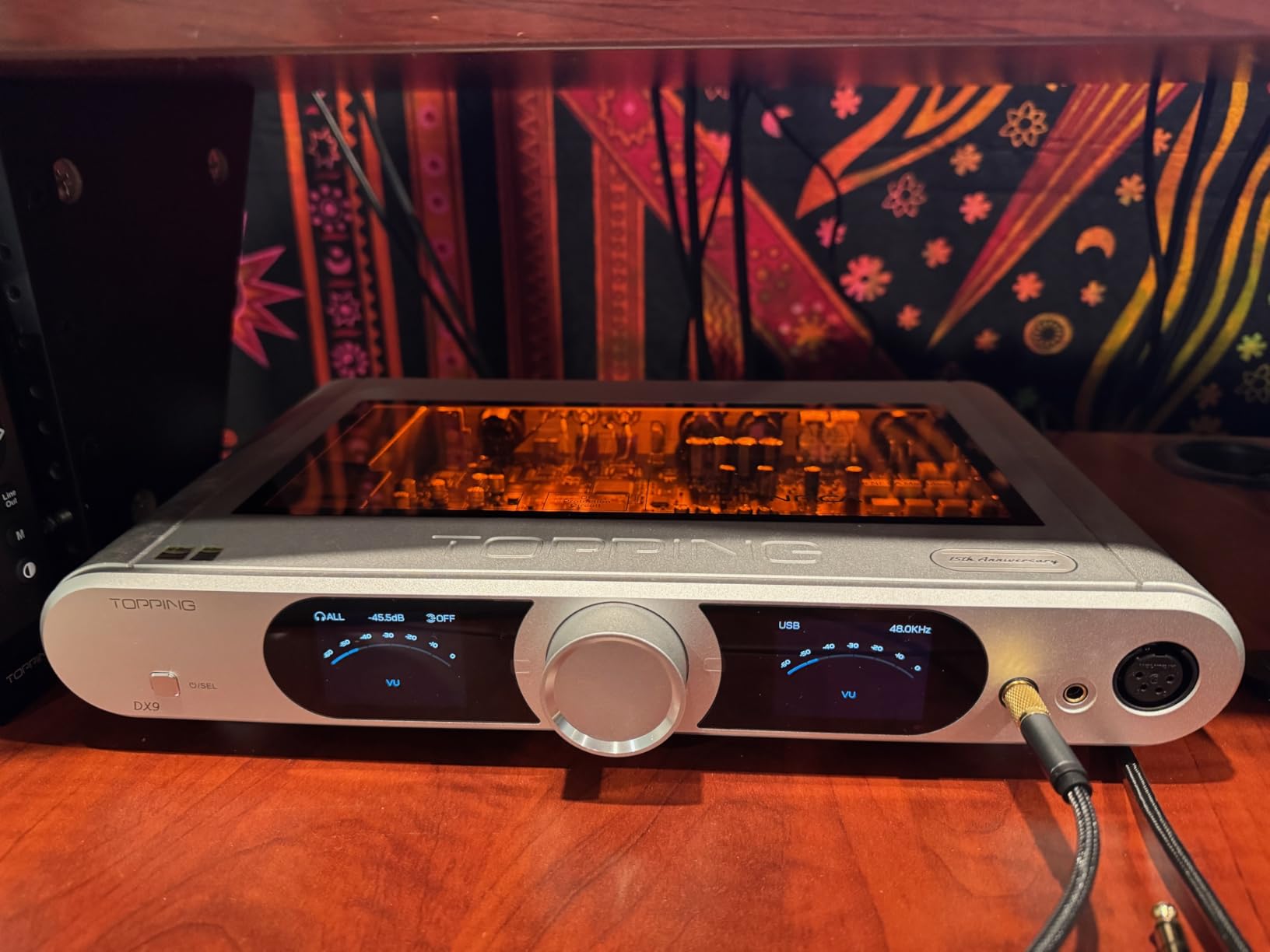 TOPPING A90 Discrete HiFi Headphone Amp, NFCA 4-Pin XLR/4.4 Balanced/6.35mm SE Output Pre-Amplifier with Blutooth Remote Control (A90 Discrete-Black) - Customer Photo 1