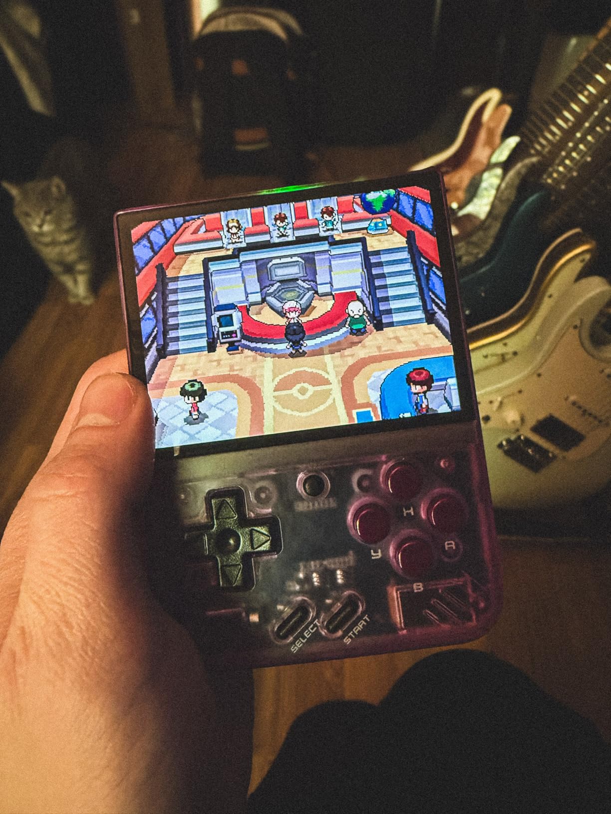 Miyoo Mini Plus Handheld Game Console 3.5-inch 640*480 IPS Screen 3000mAh Miyoo-mini+ with Portable Case T-Purple - Customer Photo 1