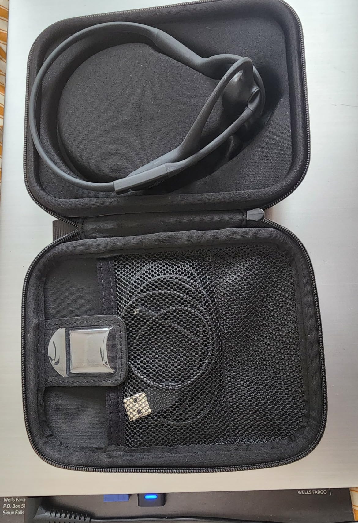 OpenComm2 UC 2025 Upgrade - Open-Ear Wireless Computer Headset with Boom Mic, Bone Conduction Bluetooth Stereo Headphones, USB-A Dongle Compatible with PC and Mac, Zoom Certified - C120UC Customer Review OpenComm2 UC 2025 Upgrade - Open-Ear Wireless Computer Headset with Boom Mic, Bone Conduction Bluetooth Stereo Headphones, USB-A Dongle Compatible with PC and Mac, Zoom Certified - C120UC - Customer Photo 2