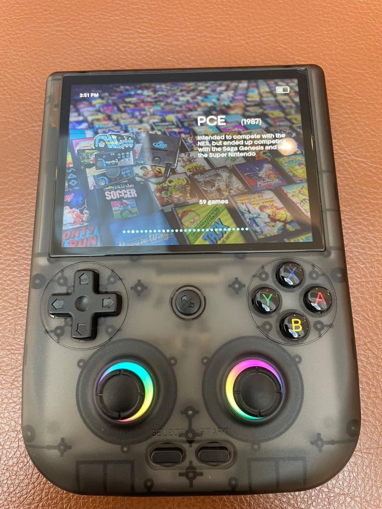 RG406V Handheld Game Console Preloaded Games RG 406V 4-inch IPS Multi-touch Screen Retro Game Console 128G UFS2.2 Android 13 Retro Emulator RG406V 5500mAh Battery 1080p DP Output WIFI Bluetooth Black - Customer Photo 2
