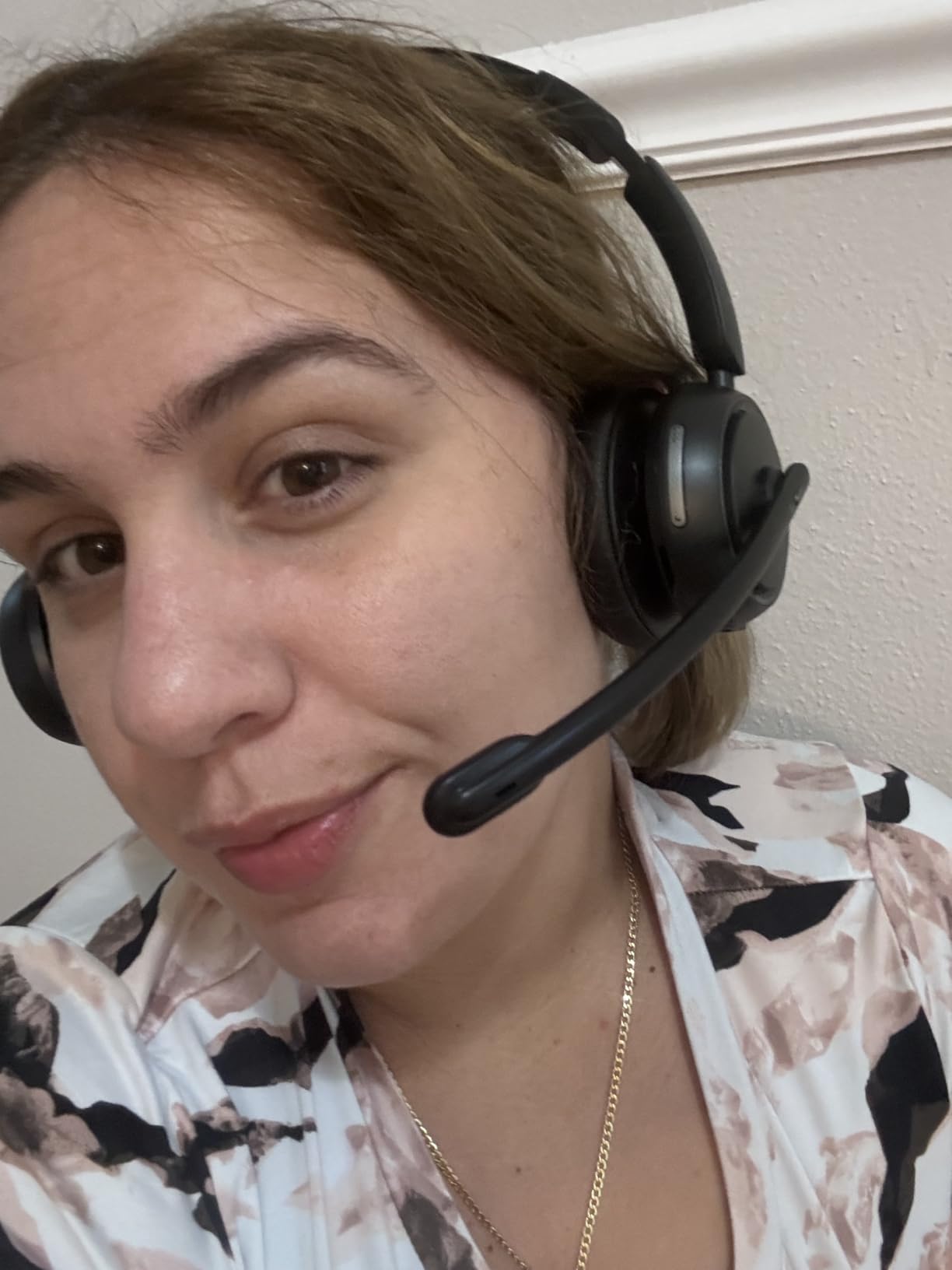 Wireless Headset with Mic for Work, Bluetooth Headset with Microphone (Noise Cancelling & Mute Button), Wireless Headphones with Mic for Work from Home/Office/PC/Call Center/Computer/Laptop/Teams/Zoom - Customer Photo 2