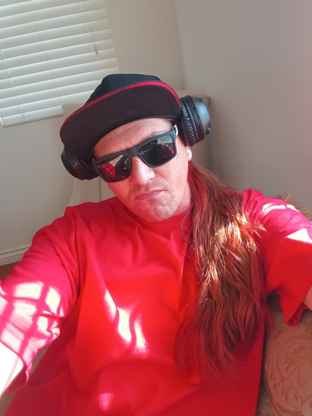 Bluetooth Headphones Over Ear 80H Playtime, Wireless Headphones Over Ear with 3 EQ Modes, Built-in ENC Mic, Deep Bass, HiFi Stereo Foldable 5.4 Bluetooth Headset for Phone PC Travel Gym Workout - Customer Photo 1