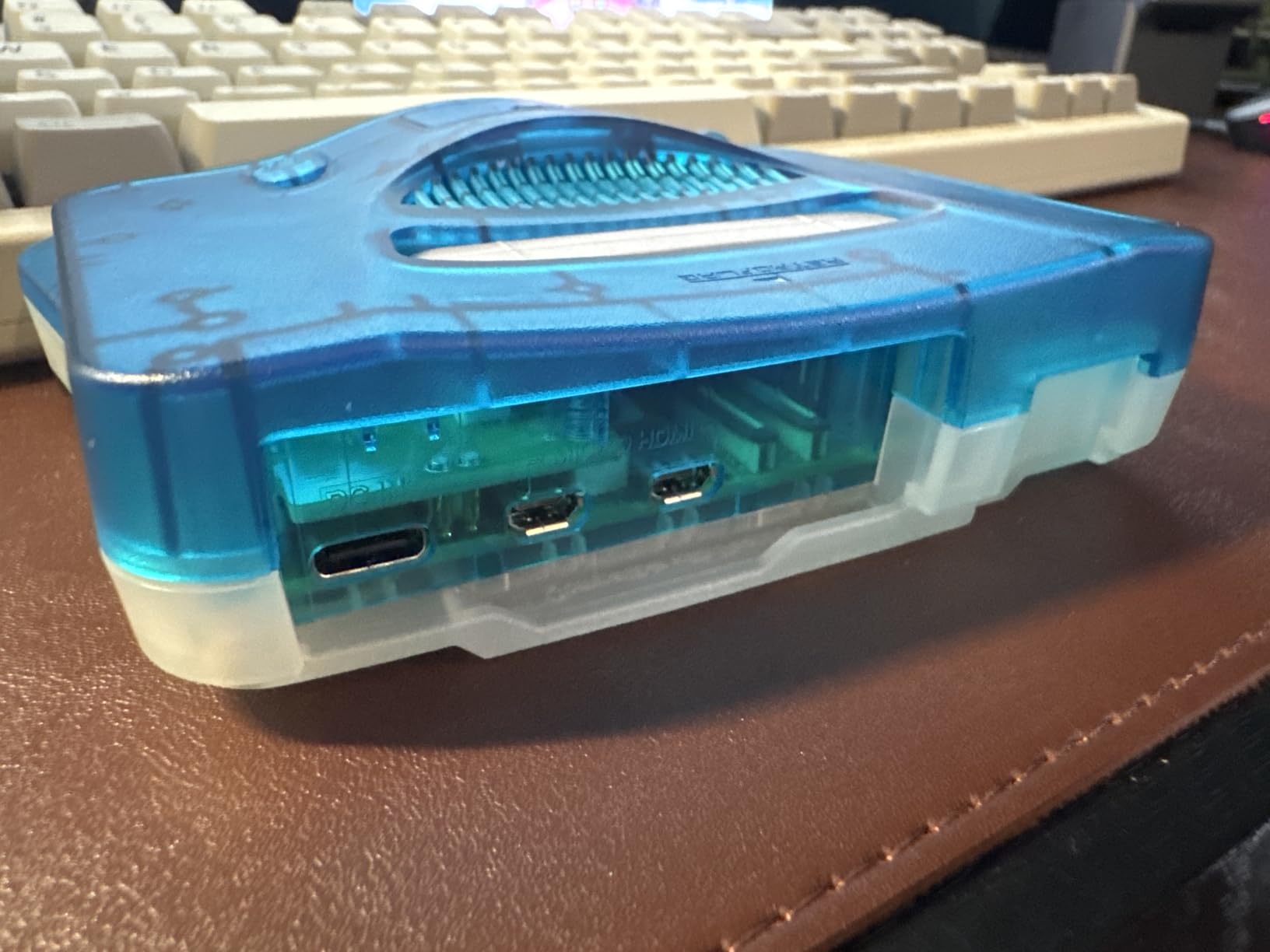 RetroFlag 64Pi Case for Raspberry Pi5, SD Card Storage, Safe Shutdown and Safe Reset, MetaData in Emulation Station auto Saved - Customer Photo 1