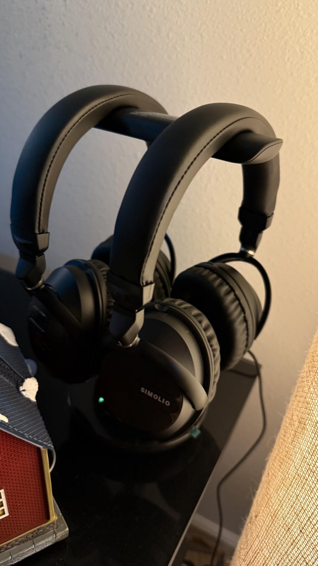 SIMOLIO 737D Plus Wireless Headphones for TV Watching with Cinema and Clear Dialog Modes, Volume Boosted Dual Headphones Bluetooth for Seniors, No Delay, TV & Bluetooth Mode, 164FT/50M - Customer Photo 2