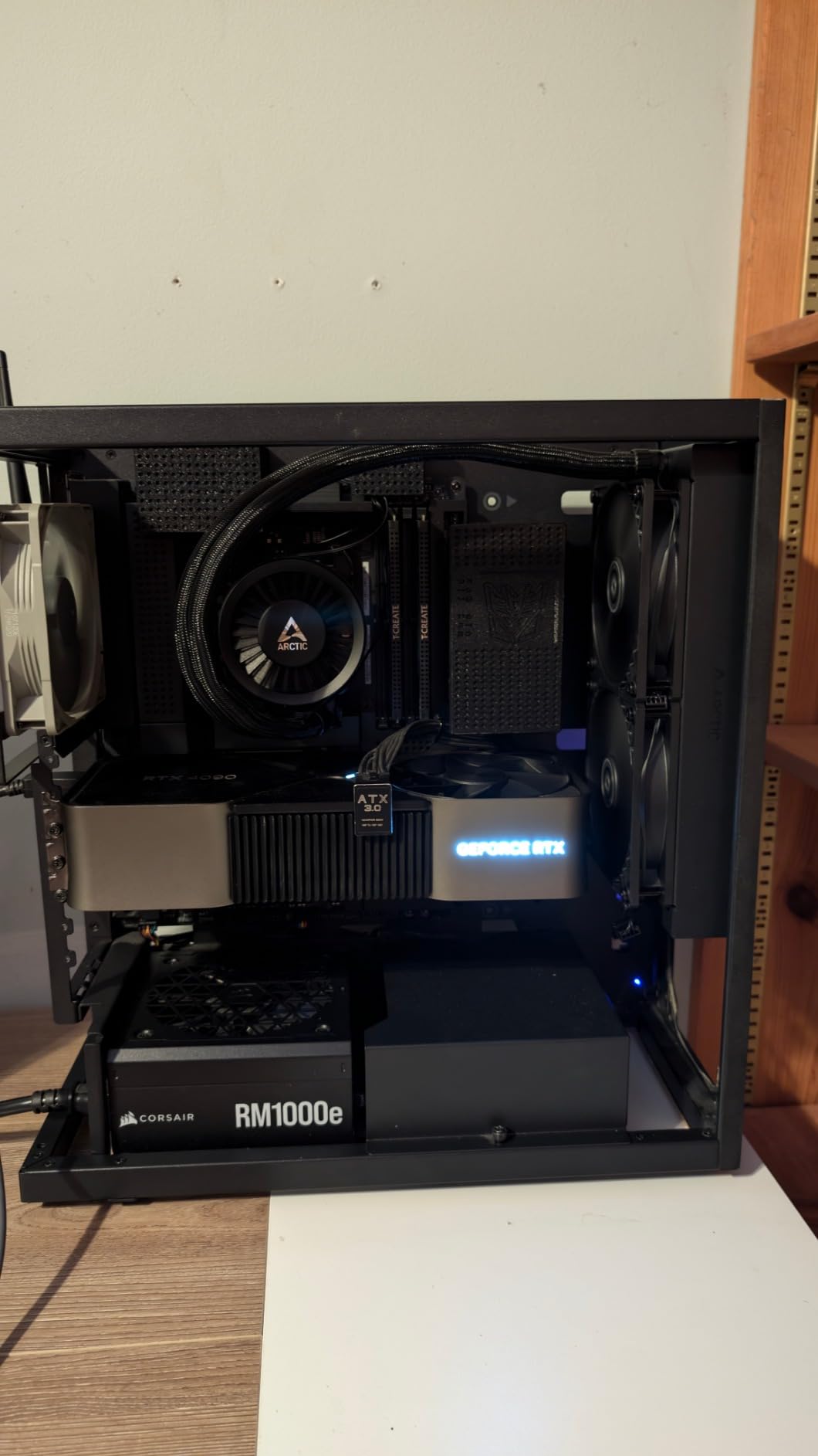 ARCTIC Liquid Freezer III Pro 240-240 mm AIO CPU Cooler, Water Cooling, 38 mm Radiator, PWM Pump, VRM Fan, AMD AM5/AM4, Intel LGA1851/1700 Contact Frame - Black - Customer Photo 5