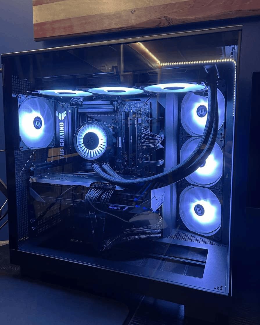 ARCTIC Liquid Freezer III Pro 360 A-RGB - AIO CPU Cooler, 3 x 120 mm Water Cooling, 38 mm Radiator, PWM Pump, VRM Fan, AMD AM5/AM4, Intel LGA1851/1700 Contact Frame - Black - Customer Photo 1