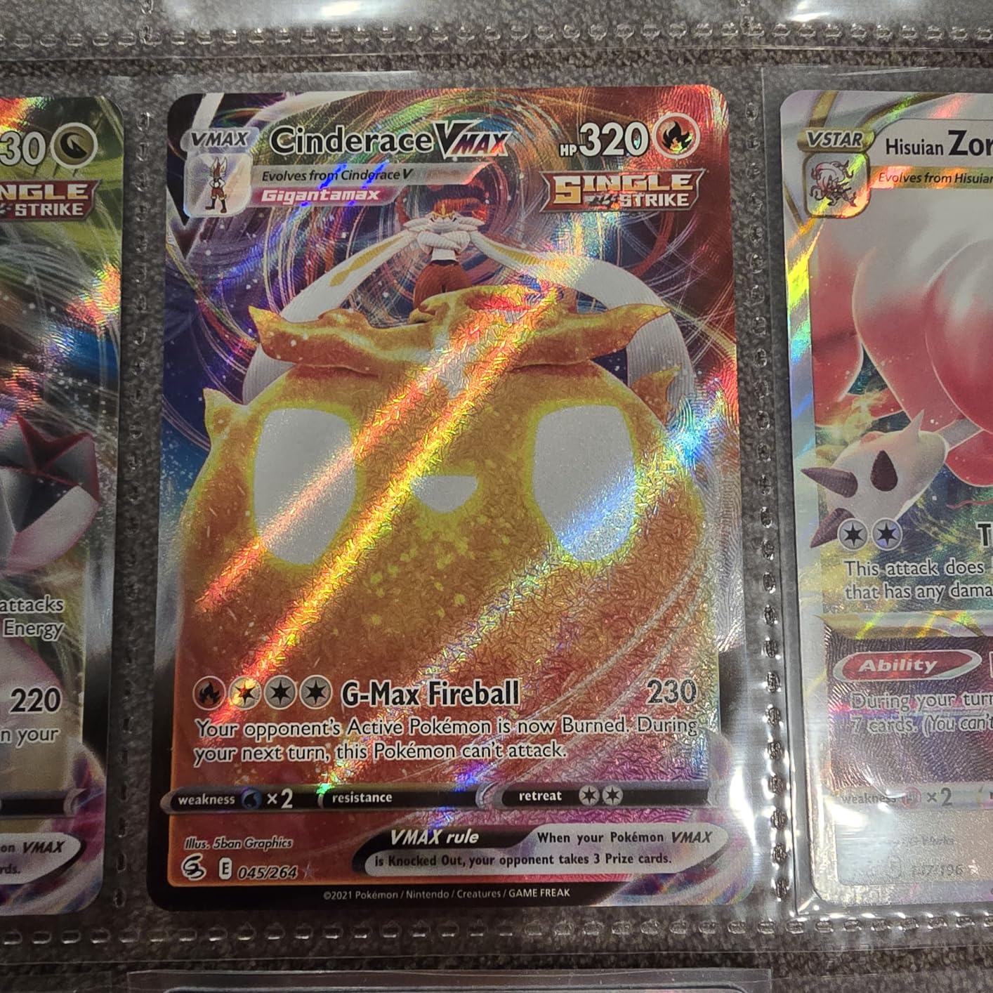 5 Pokemon Card VMAX/VSTAR Bundle - X2 VSTAR - X2 VMAX - X1 Secret Rare - No Duplicates - Customer Photo 1