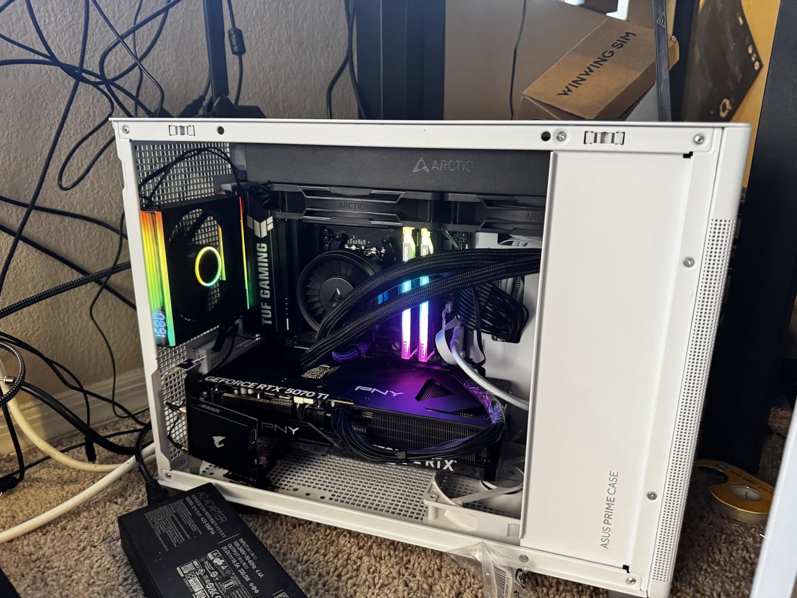 ARCTIC Liquid Freezer III Pro 280 - AIO CPU Cooler, 2 x 140 mm Water Cooling, 38 mm Radiator, PWM Pump, VRM Fan, AMD AM5/AM4, Intel LGA1851/1770 Contact Frame - Black Customer Review ARCTIC Liquid Freezer III Pro 280 - AIO CPU Cooler, 2 x 140 mm Water Cooling, 38 mm Radiator, PWM Pump, VRM Fan, AMD AM5/AM4, Intel LGA1851/1770 Contact Frame - Black - Customer Photo 2