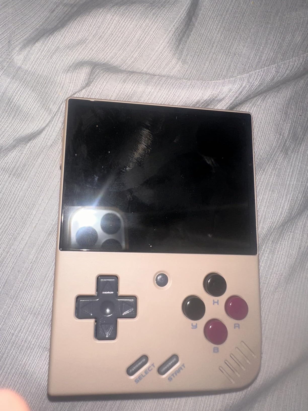 Miyoo Mini Plus with Portable Case Retro Emulator Handheld Game Console Latest Version with WiFi & RTC, 3.5'' 640*480 IPS Screen 3000mAh Battery, Gray 64GB - Customer Photo 2