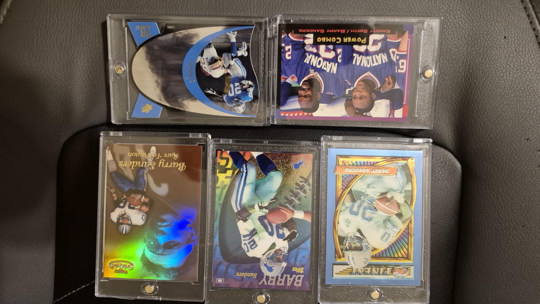 128ct Magnetic Card Holders, 35pt One Touch Card Holder, U-V Protection Hard Plastic Case for Trading Cards, Display Case for Sports, Baseball, Football, Game Cards - Customer Photo 1