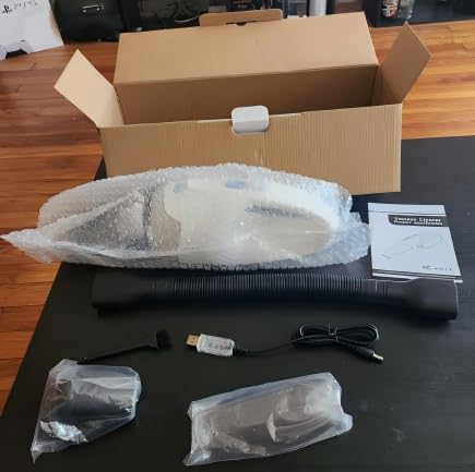 Handheld Vacuum Cordless Rechargeable – 6000Pa Mini Hand Held Vacuum, LED Light, 20–25 Mins Runtime, USB Charging, 500ML Cup – Lightweight Small Vacuum Cleaner Cordless for Car/Office/Home - Customer Photo 1