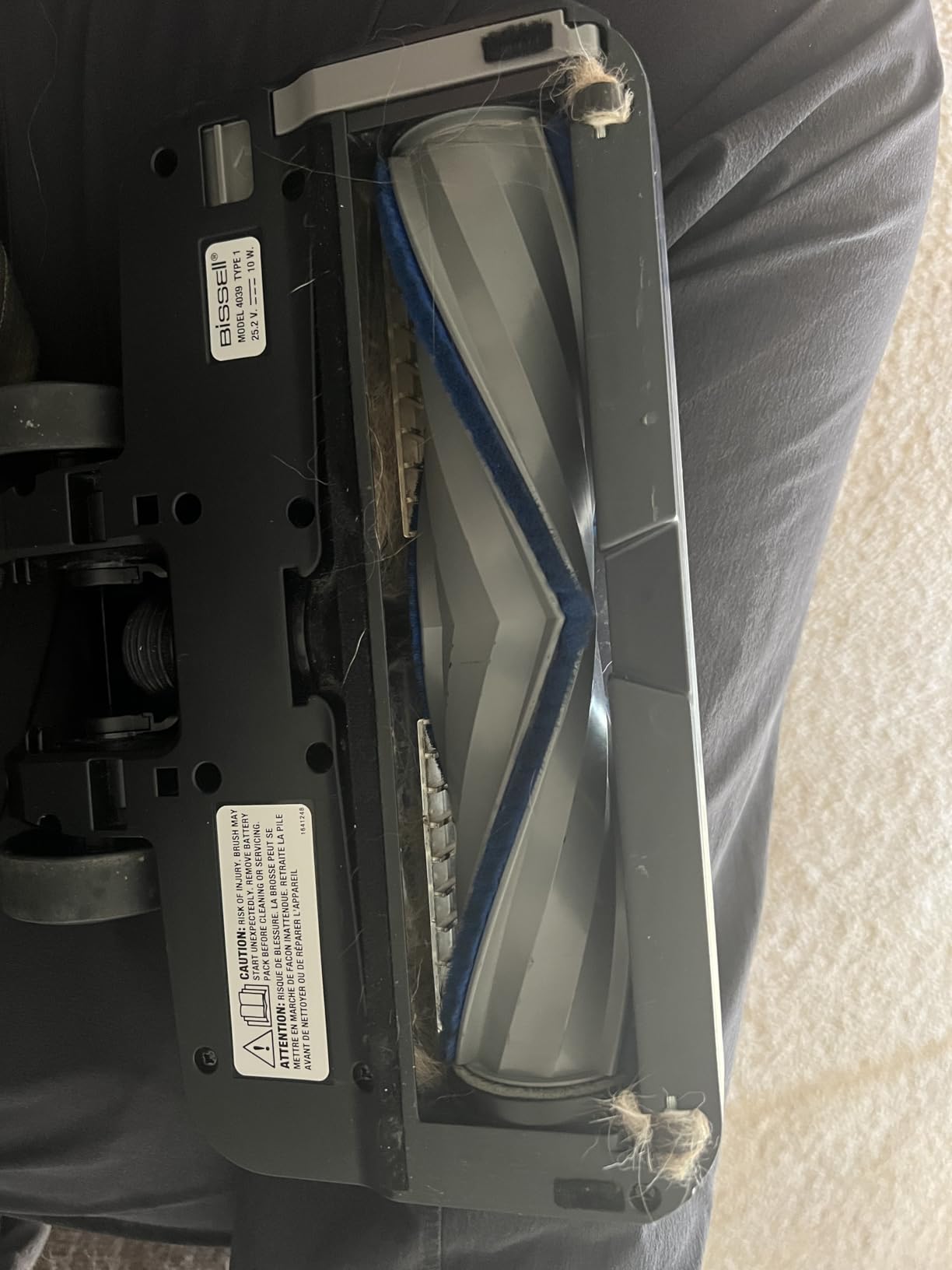 BISSELL PowerClean FurGuard 280W Self-Standing Cordless Vacuum w/Self-Cleaning Brush Roll, Strong Suction, Removeable Battery, Wall Mount, Upholstery Tool & Bright Headlights - Customer Photo 1