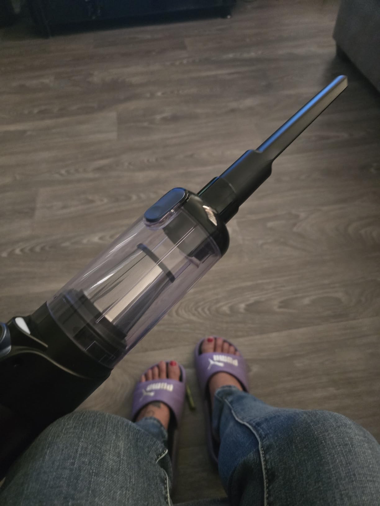 Car Vacuum Portable Cordless, 18000Pa 2 in 1 Vacuum Cleaner&Air Duster, 130W Brushless Motor Handheld Vacuum Cordless with 7800mAh Battery, LED Light, Multi-Nozzles for Car, Home, Office, Pet - Customer Photo 2