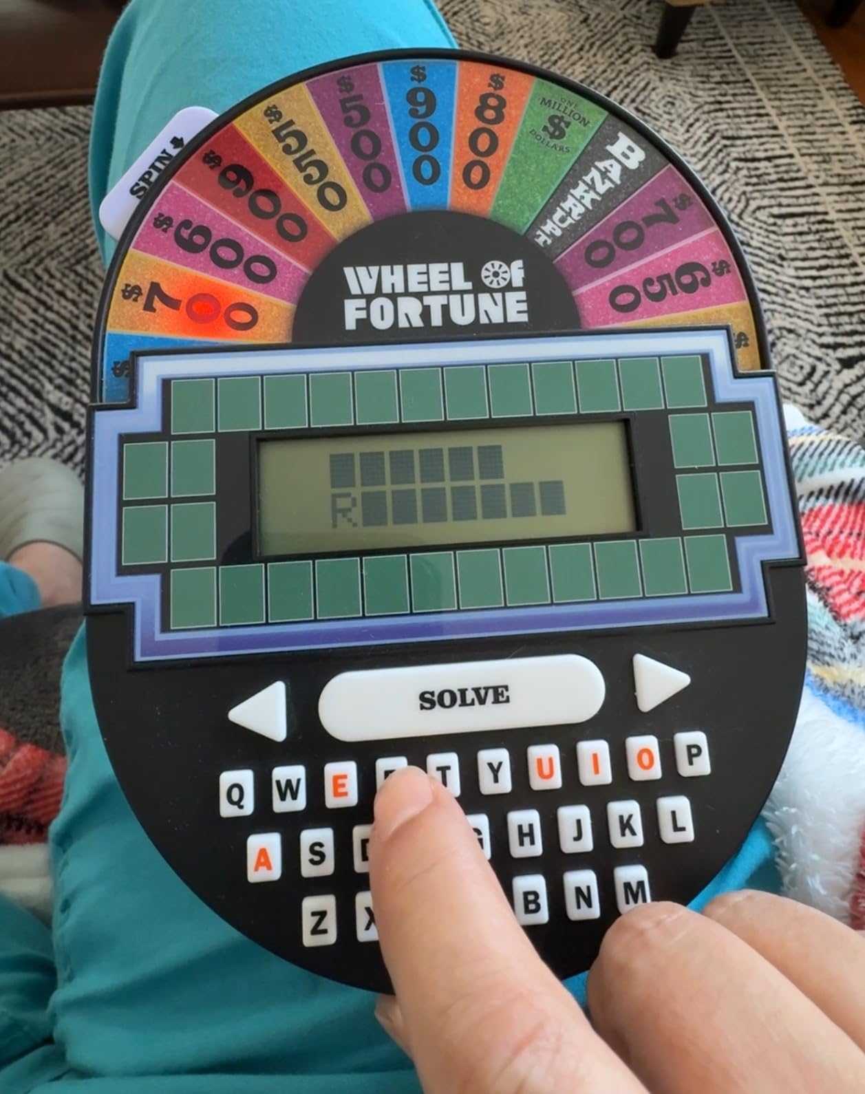 Educational Insights Wheel of Fortune Game - Handheld Electronic Game, Great for Travel - Customer Photo 1