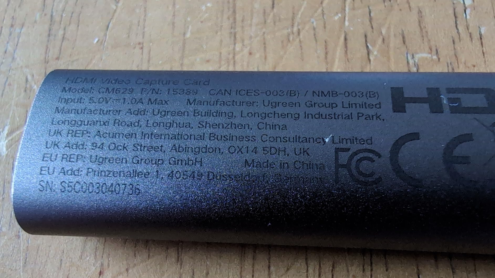 UGREEN 2K@30Hz Video Capture Card 4K Input HDMI to USB 3.0 A and USB C Capture, 1080P 60FPS with Low Latency Capture Card for Streaming Game Recording - Customer Photo 2