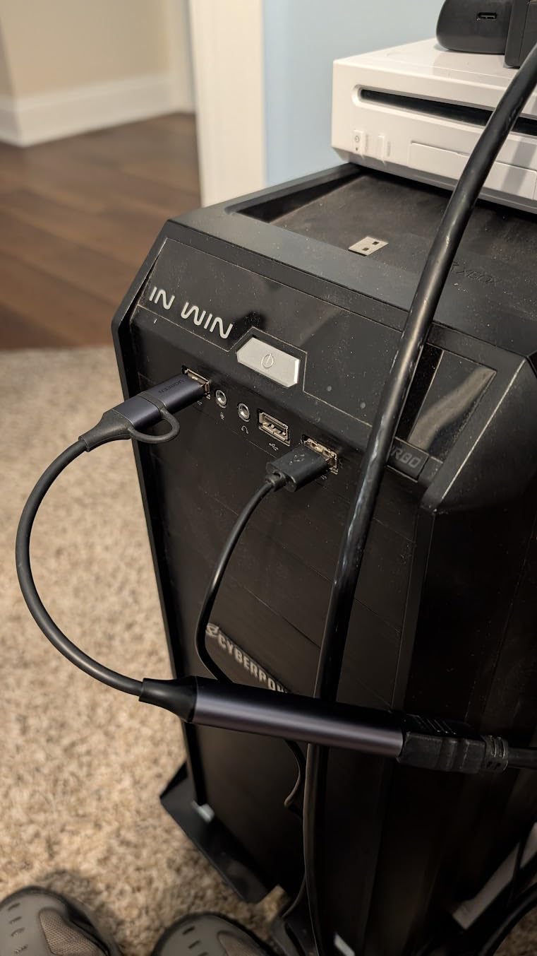 UGREEN 2K@30Hz Video Capture Card 4K Input HDMI to USB 3.0 A and USB C Capture, 1080P 60FPS with Low Latency Capture Card for Streaming Game Recording - Customer Photo 5