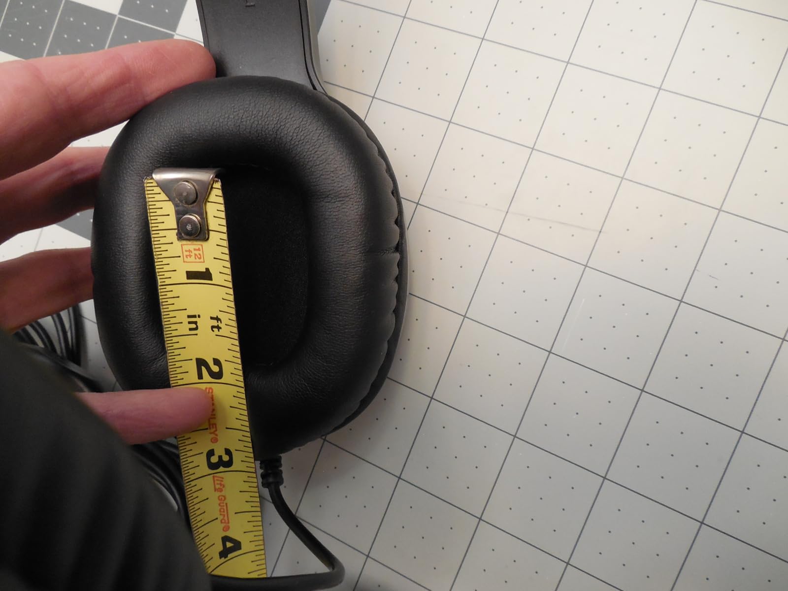 20Ft Extra Long Cord Headphones for TV & PC with Volume Control, Wired TV Headset with Extension Cable, 3.5mm Aux Jack with USB & RCA Adapters for More TVs, Senior Friendly - Customer Photo 2