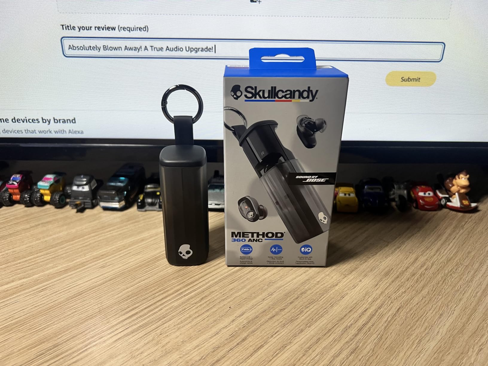 Skullcandy Method 360 ANC Wireless Earbuds, Sound by Bose, Bluetooth Headphones, Premium Noise Cancelling, Up to 40 Hrs Battery, Sweat and Water Resistant, Microphone for iPhone Android - True Black Customer Review Skullcandy Method 360 ANC Wireless Earbuds, Sound by Bose, Bluetooth Headphones, Premium Noise Cancelling, Up to 40 Hrs Battery, Sweat and Water Resistant, Microphone for iPhone Android - True Black - Customer Photo 2