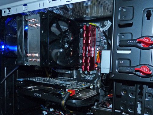 Cooler Master Hyper 612 APEX CPU Air Cooler, Dual Mobius 120 PWM Fan, Superconductive Composite 6 Copper Heat Pipes, 159mm Tall, Sleek Top Cover, AMD Ryzen AM5|AM4, Intel LGA 1851|1700 Brackets Customer Review Cooler Master Hyper 612 APEX CPU Air Cooler, Dual Mobius 120 PWM Fan, Superconductive Composite 6 Copper Heat Pipes, 159mm Tall, Sleek Top Cover, AMD Ryzen AM5|AM4, Intel LGA 1851|1700 Brackets - Customer Photo 2