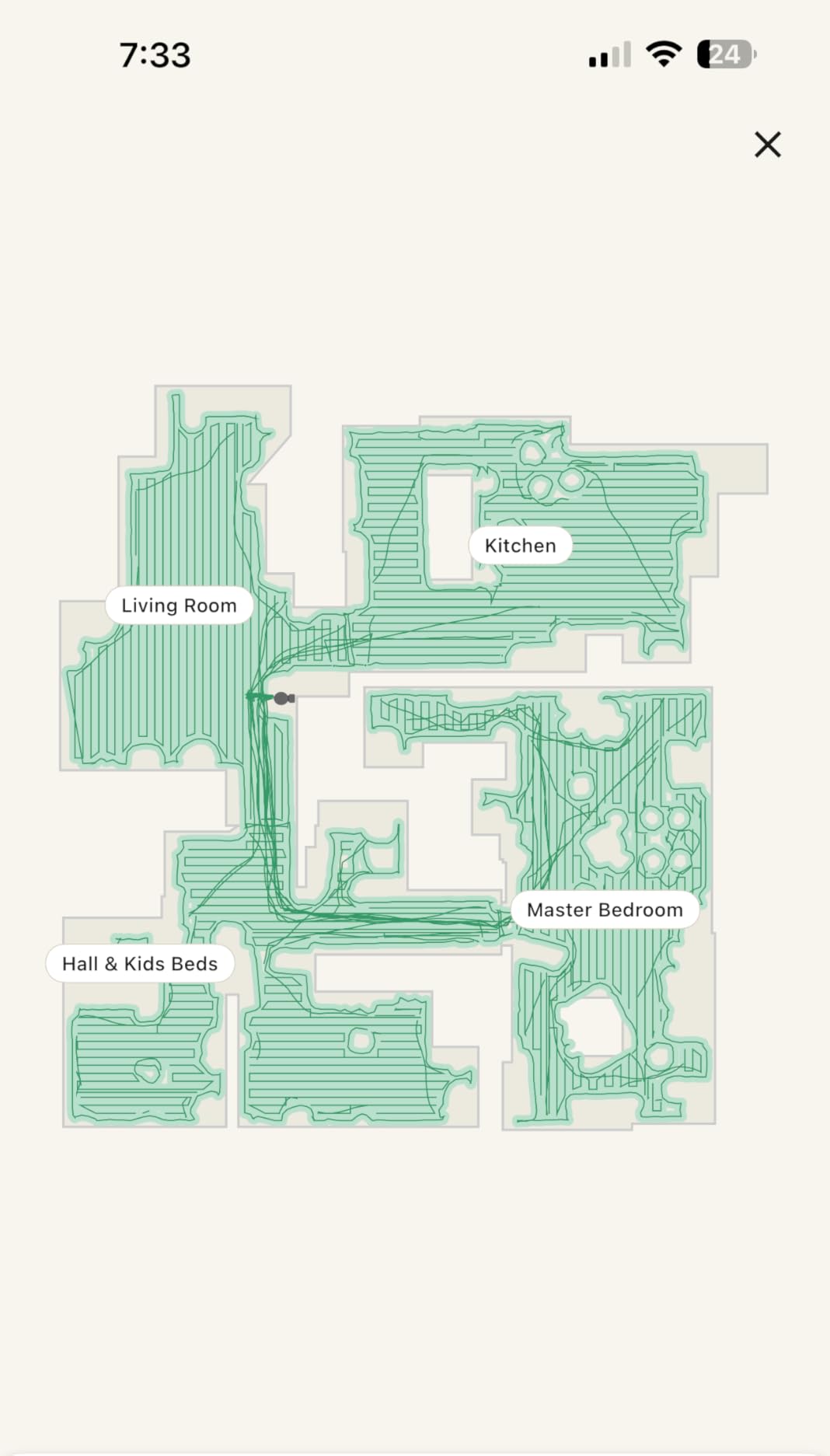 iRobot Roomba 105 Vac Robot Vacuum with AutoEmpty Dock - Self-Empties for 75 Days, Easy to use, Intense Power-Lifting Suction, LiDAR Navigation, Multi-Surface Cleaning, Cleans in Neat Rows - Customer Photo 2