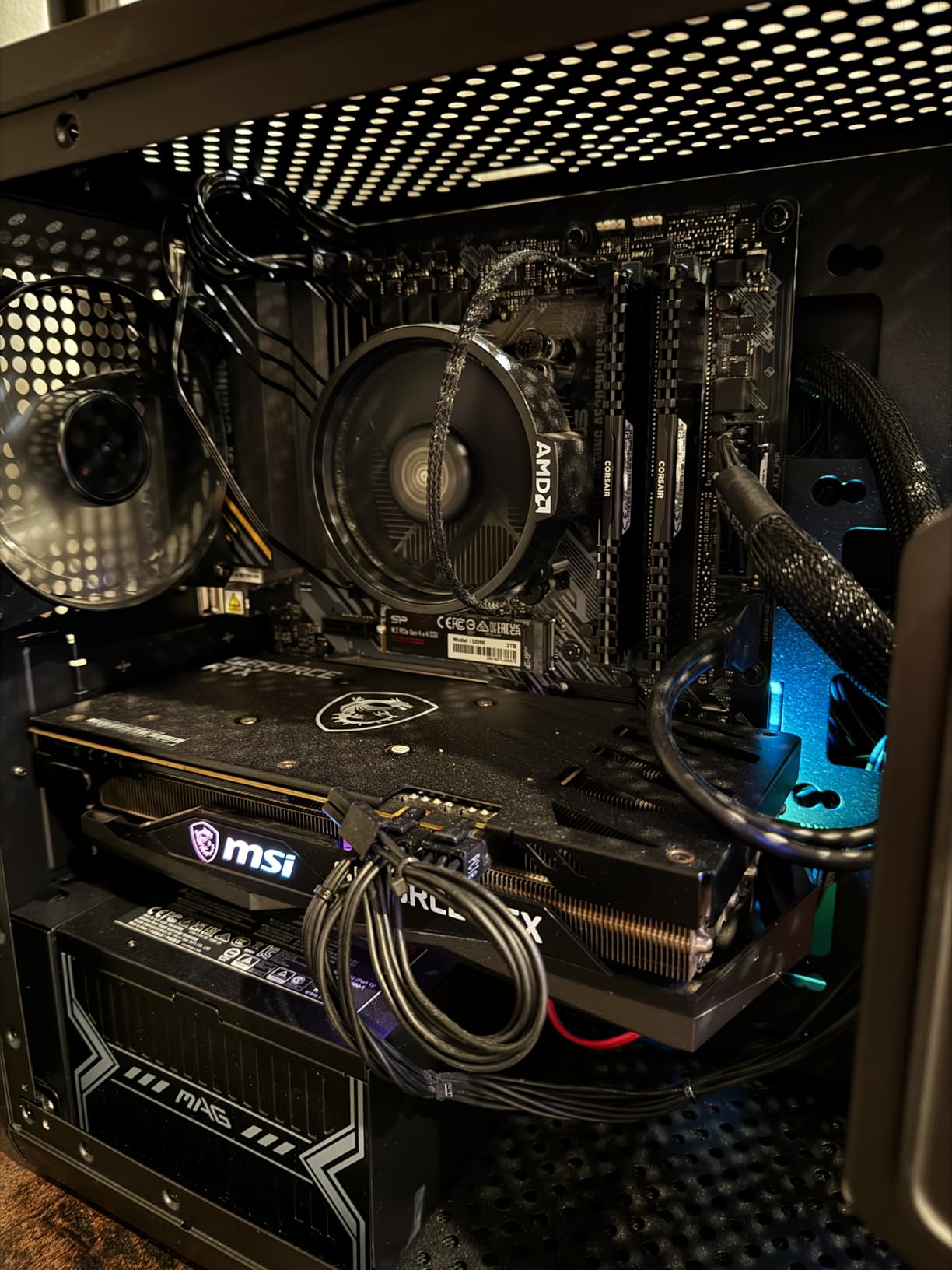 Micro Center AMD Ryzen 5 5500 Desktop Processor with ASUS TUF Gaming A520M-PLUS (WiFi) AM4 microATX Motherboard (M.2 Support, 802.11ac Wi-Fi, DisplayPort, HDMI) Customer Review Micro Center AMD Ryzen 5 5500 Desktop Processor with ASUS TUF Gaming A520M-PLUS (WiFi) AM4 microATX Motherboard (M.2 Support, 802.11ac Wi-Fi, DisplayPort, HDMI) - Customer Photo 1