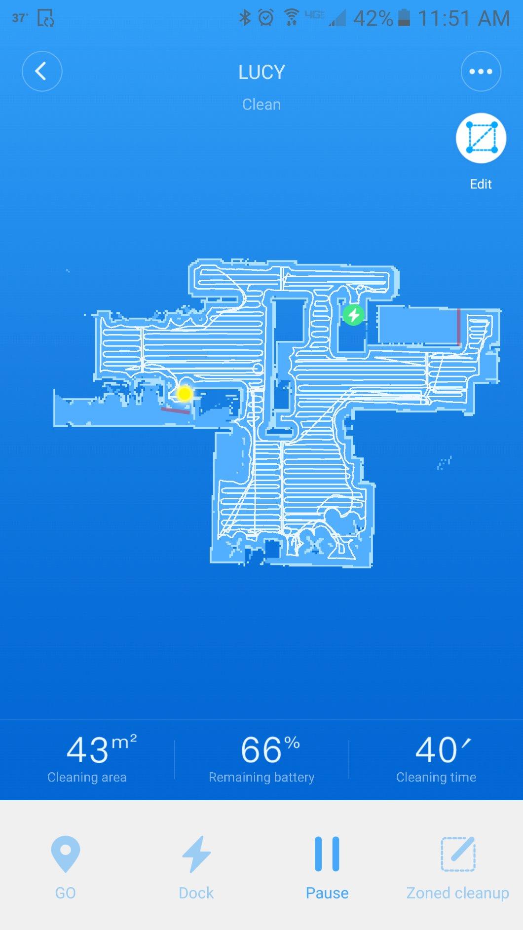 roborock Q7 M5+ Robot Vacuum and Mop, Upgraded from Q5 Max+, 7 Weeks Self-Emptying, 10000Pa Suction, Dual Anti-Tangle System, for Pet Hair & Carpet, PreciSense LiDAR Navigation, App Control, Black - Customer Photo 5