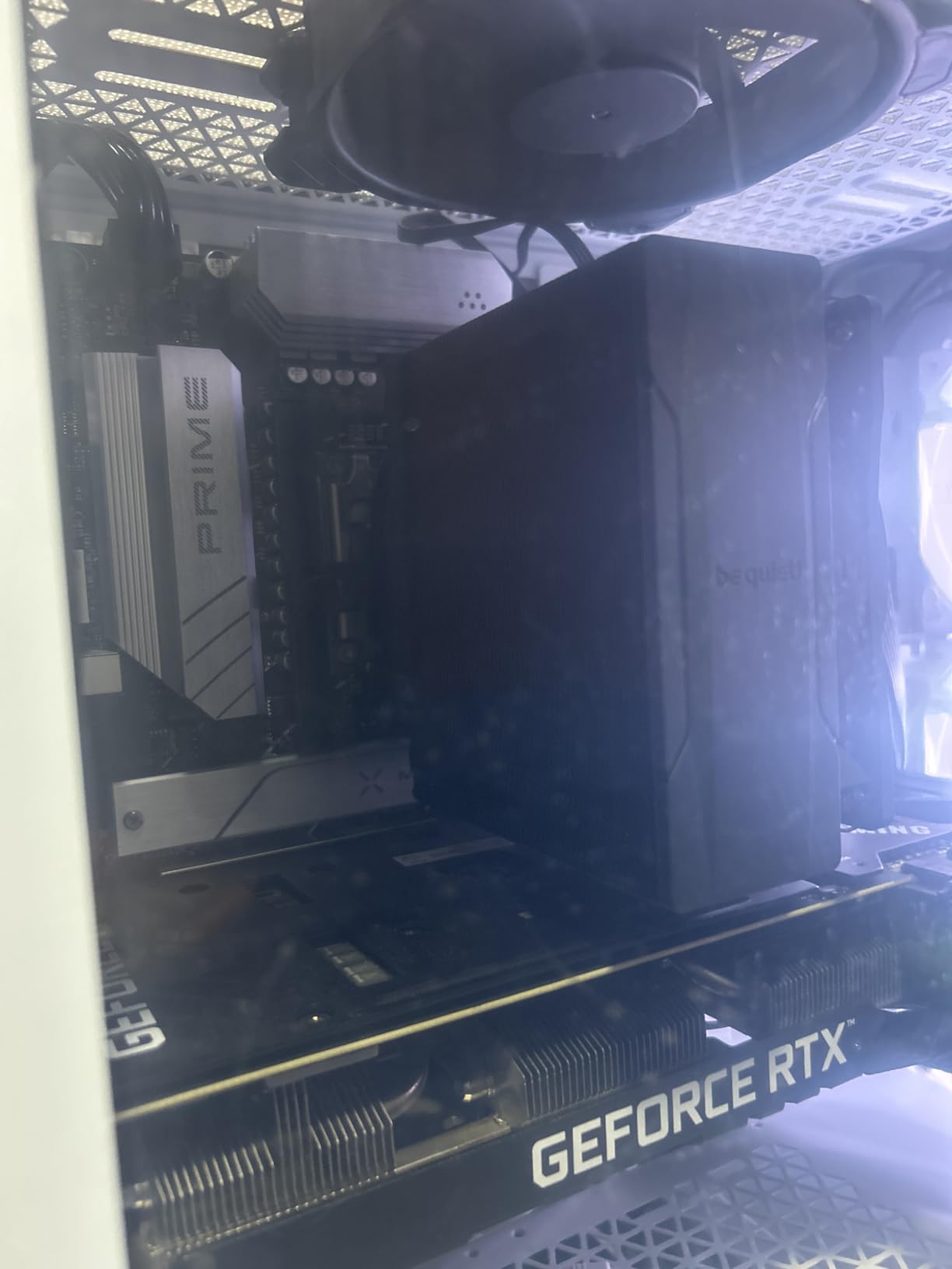 be quiet! Pure Rock Pro 3 Black CPU Air Cooler | 6 High Performance 6mm Heat Pipes with HDT Technology | 120mm Quiet PWM Fan | AMD:AM4 AM5/Intel LGA 1700/1150/1151/1200 | Black | BK042 customer photo 2