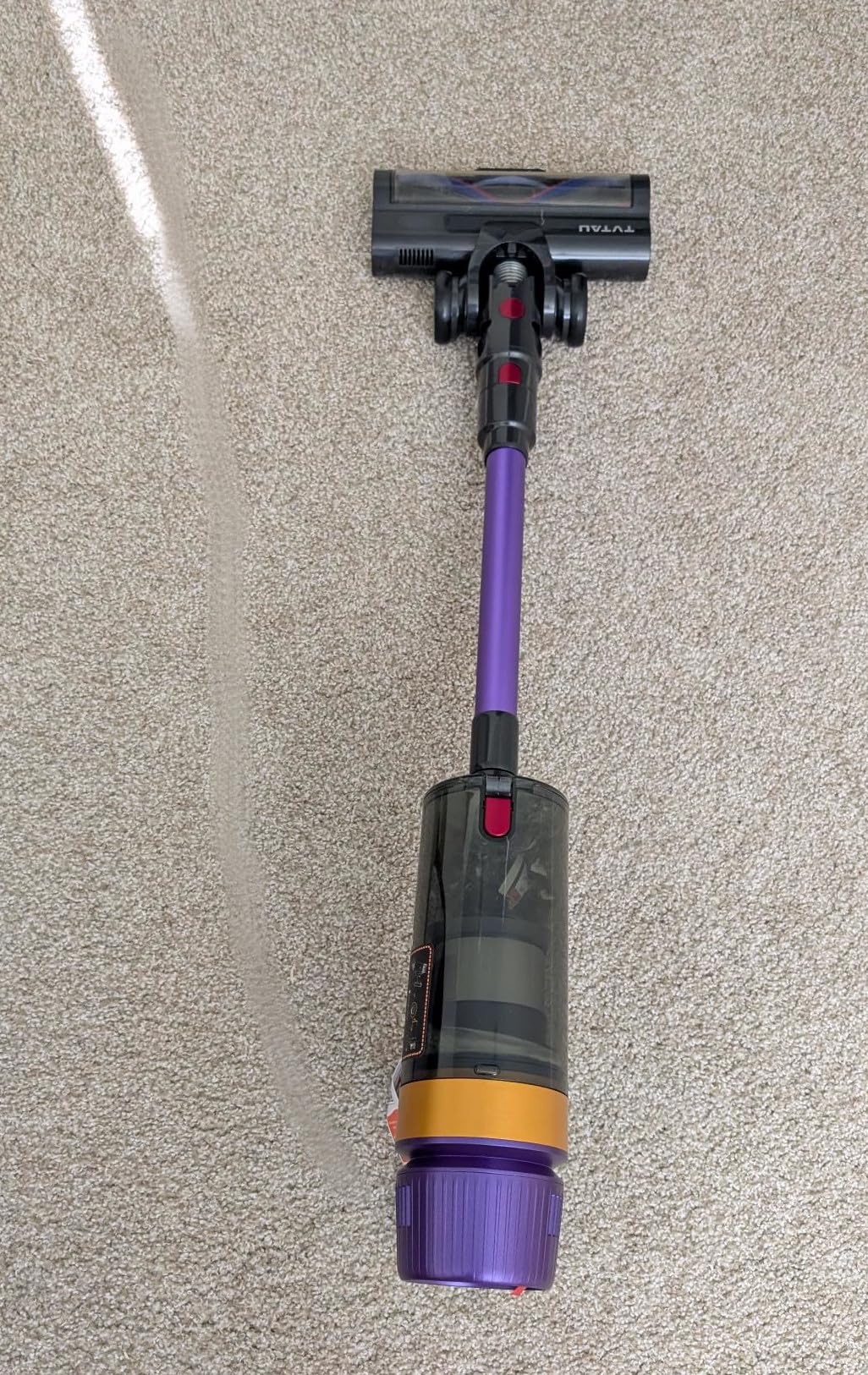 Cordless Vacuum Cleaner, 580W 50KPA 70Mins Upgraded Stick Vacuum Cleaners for Home, Wireless Vacumm with Self-Standing and Touch Screen, Anti-Tangle Brush for Hardwood Floor/Carpet/Pet Hair Customer Review Cordless Vacuum Cleaner, 580W 50KPA 70Mins Upgraded Stick Vacuum Cleaners for Home, Wireless Vacumm with Self-Standing and Touch Screen, Anti-Tangle Brush for Hardwood Floor/Carpet/Pet Hair - Customer Photo 1