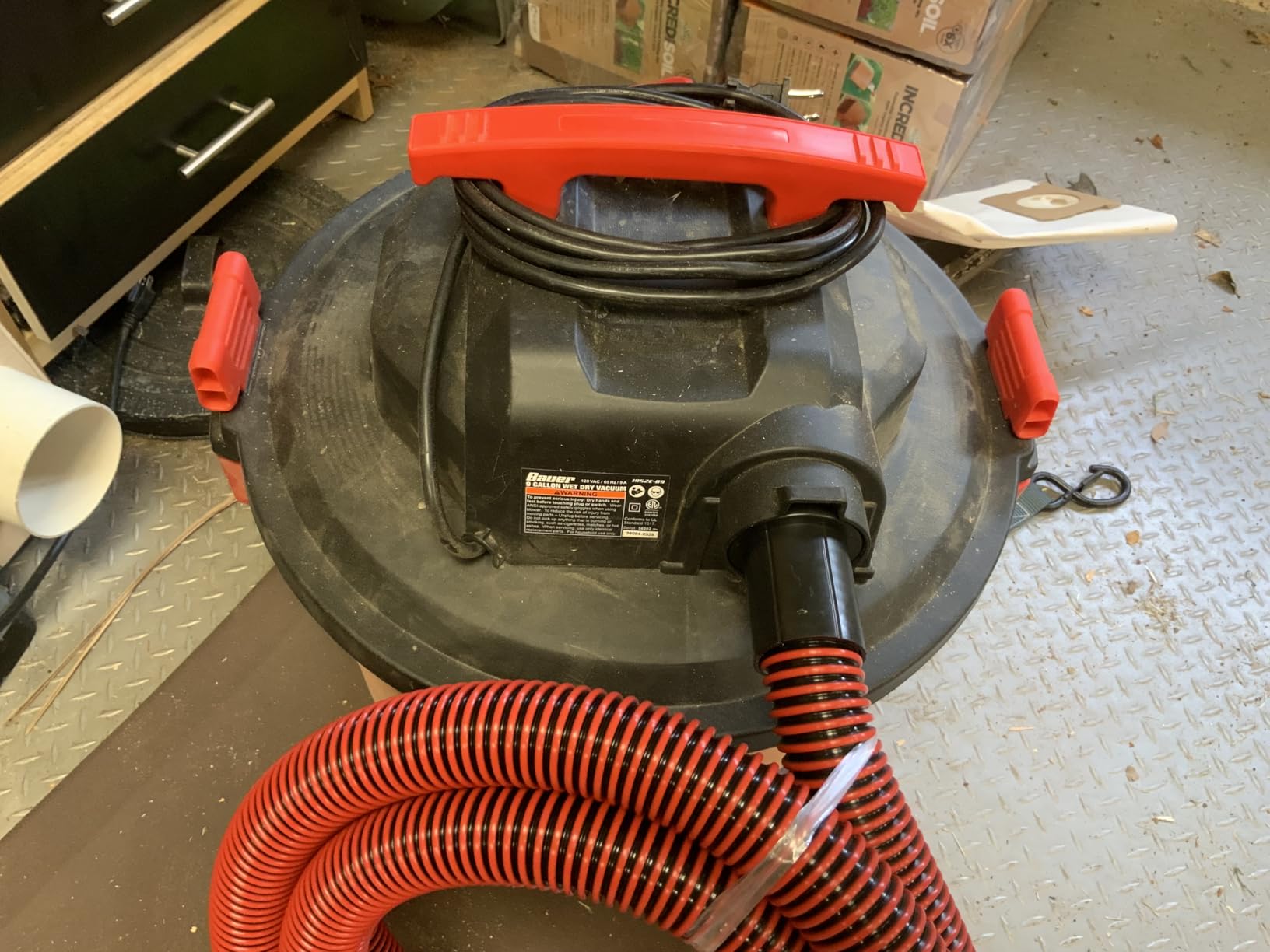 16FT Shop Vac Hose, Dust Collection Hose Kit for Home&Shop Vacuums System with 6 Adapters - Customer Photo 1