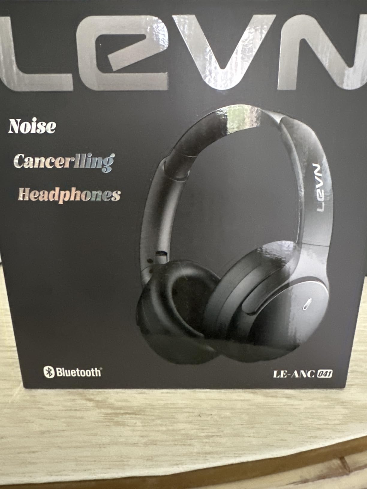 LEVN Hybrid Active Noise Cancelling Headphones, Wireless Headphones Bluetooth 5.4 with Transparent Mode, Hi-Res Audio, Deep Bass, 70H Playtime Over Ear Bluetooth Headset for Work/Travel/Home/Office - Customer Photo 2