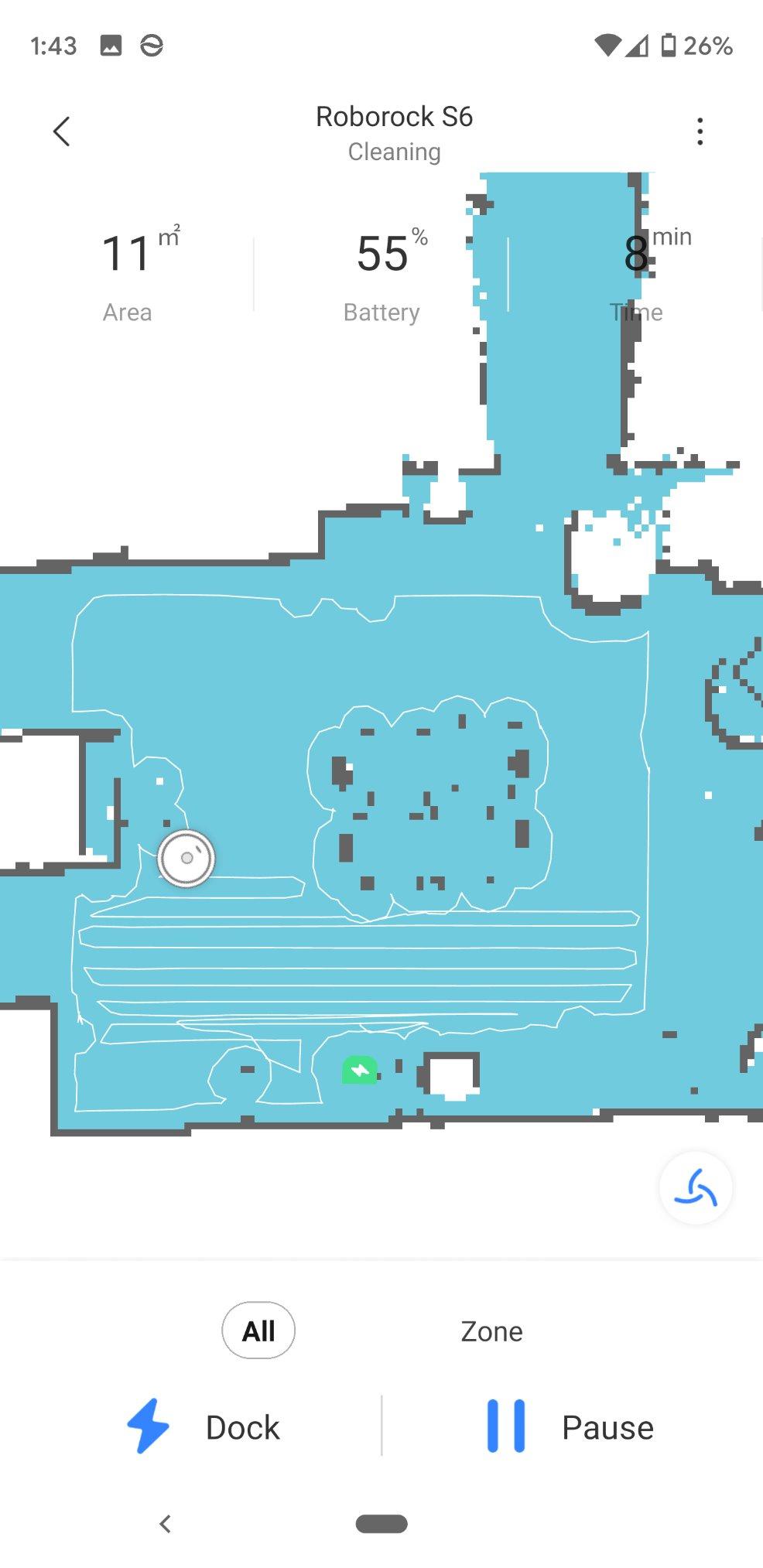 roborock Q7 L5 Robot Vacuum and Mop Combo, 8,000Pa Suction, Upgraded from Q5 Pro, Dual Anti-Tangle System, LiDAR Navigation, Multi-Level Mapping, Self-Charging Robotic Vacuum Cleaner, Black - Customer Photo 2